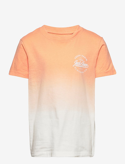 JJTARIF TEE SS JNR - kortärmade t-shirts - shell coral