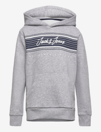 JJLEO SWEAT HOOD JR - hoodies - light grey melange