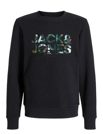 Jack & Jones BLEECKER AOP BOX SWEAT CREW NECK JNR - De Boxx Jack & Jones BLEECKER AOP BOX SWEAT CREW NECK JNR - De Boxx