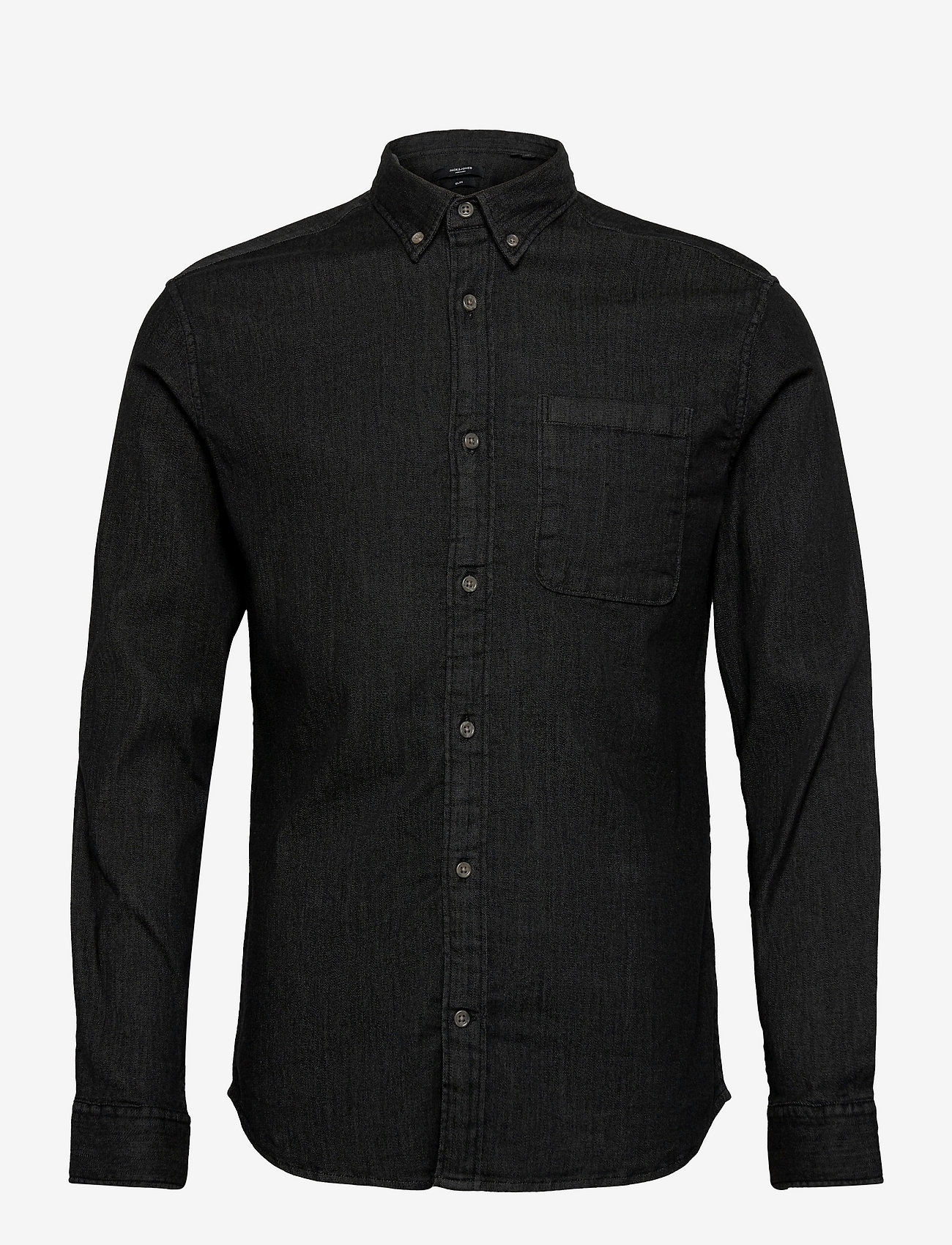 Jack & Jones - JPRBLAPERFECT DENIM SHIRT L/S - basic skjorter - black denim - 0