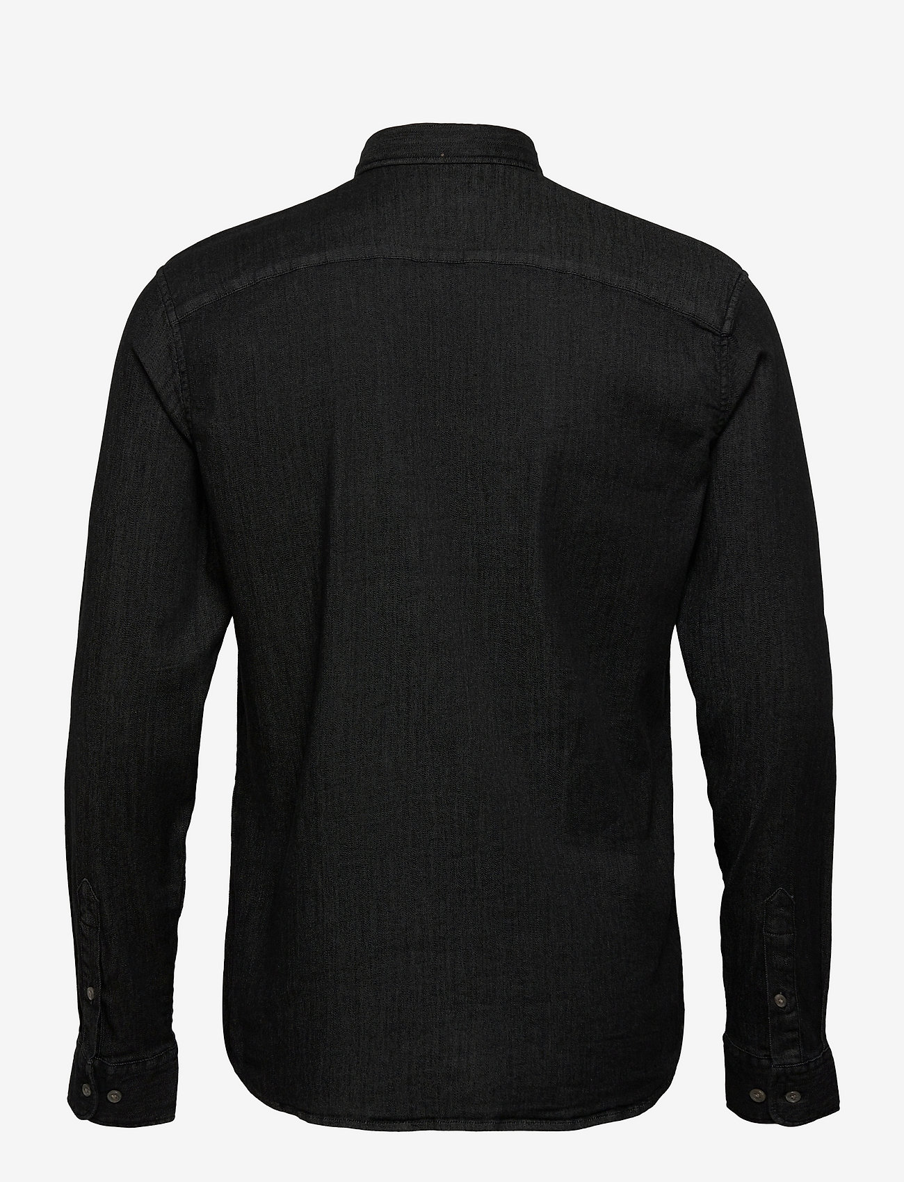 Jack & Jones - JPRBLAPERFECT DENIM SHIRT L/S - basic skjorter - black denim - 1