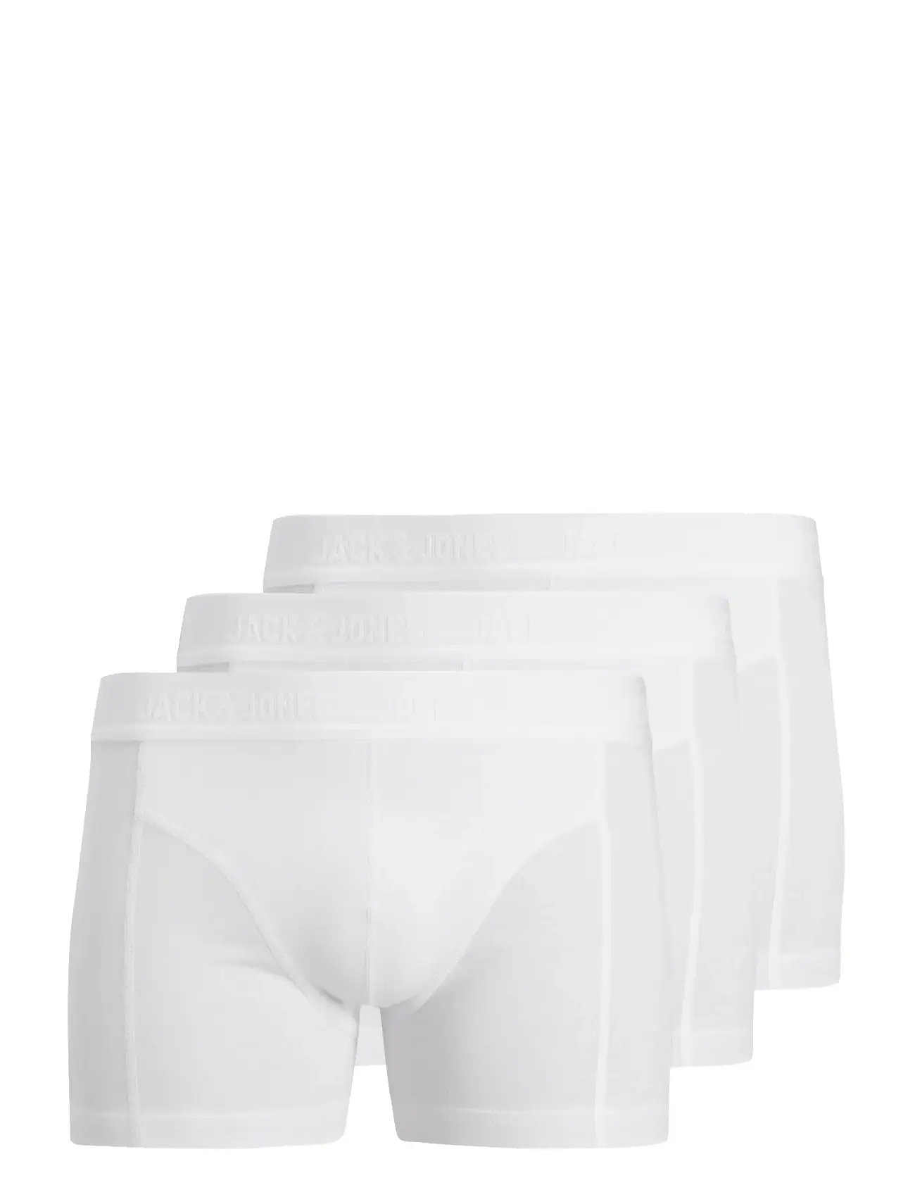 JACK & JONES Jacwaistband Trunks 3 Pack Noos Weiß - S - Herren