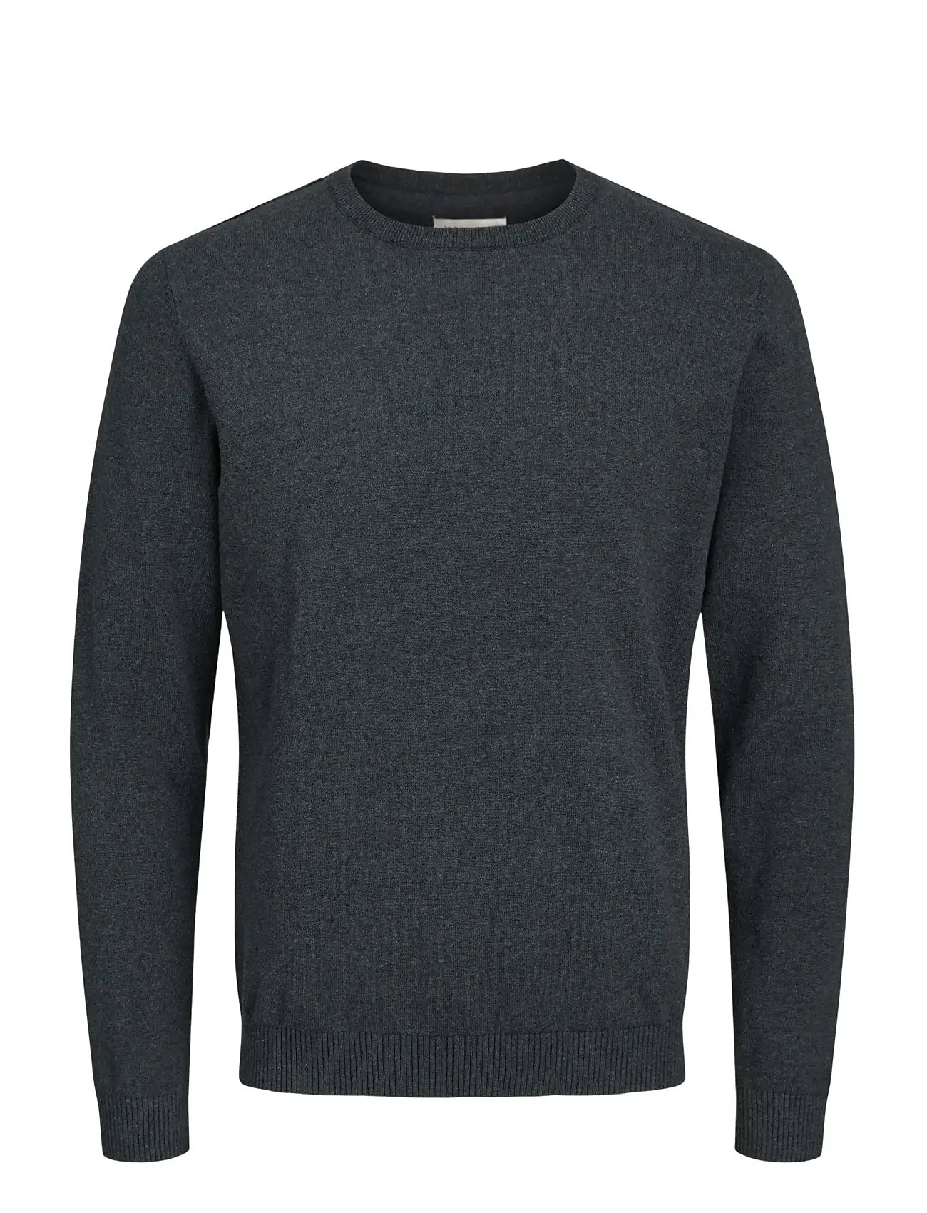 Jjebasic Knit Crew Neck Noos Grey Jack & J S