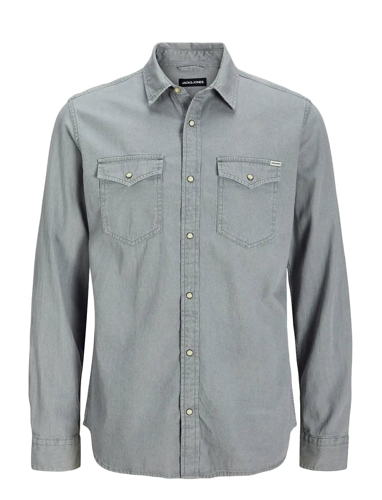 JJESHERIDAN SHIRT L/S NOOS LIGHT GREY DENIM