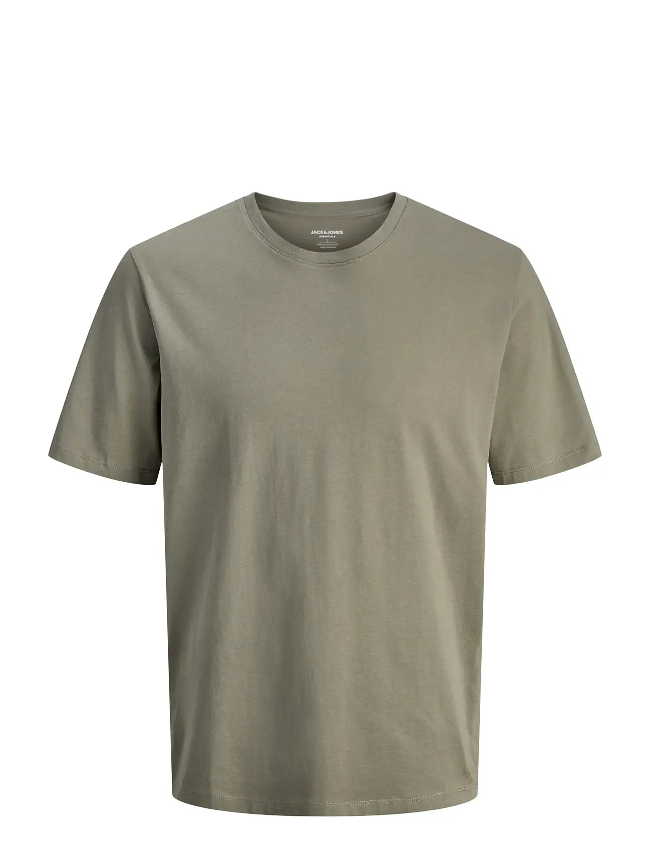 JACK & JONES Jjeorganic Basic Tee Ss O-Neck Noos Khaki - S - Herren