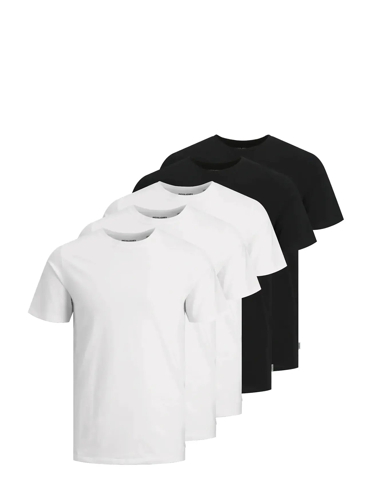 Jjeorganic Basic Tee Ss O-Ne 5Pk Mp Noos Black Jack & J S 100275