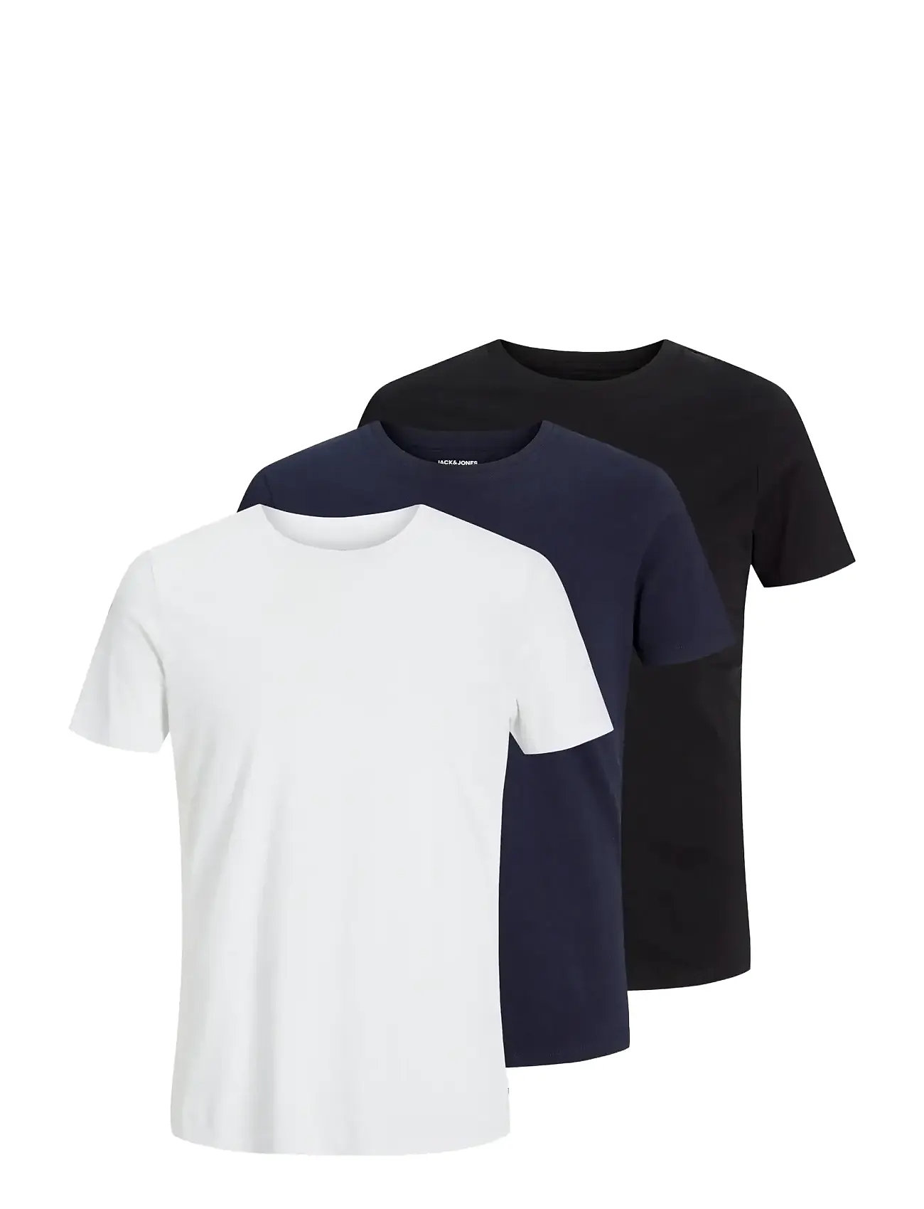 Jjeorganic Basic Tee Ss O-Ne 3Pk Mp Noos Black Jack & J S 100273