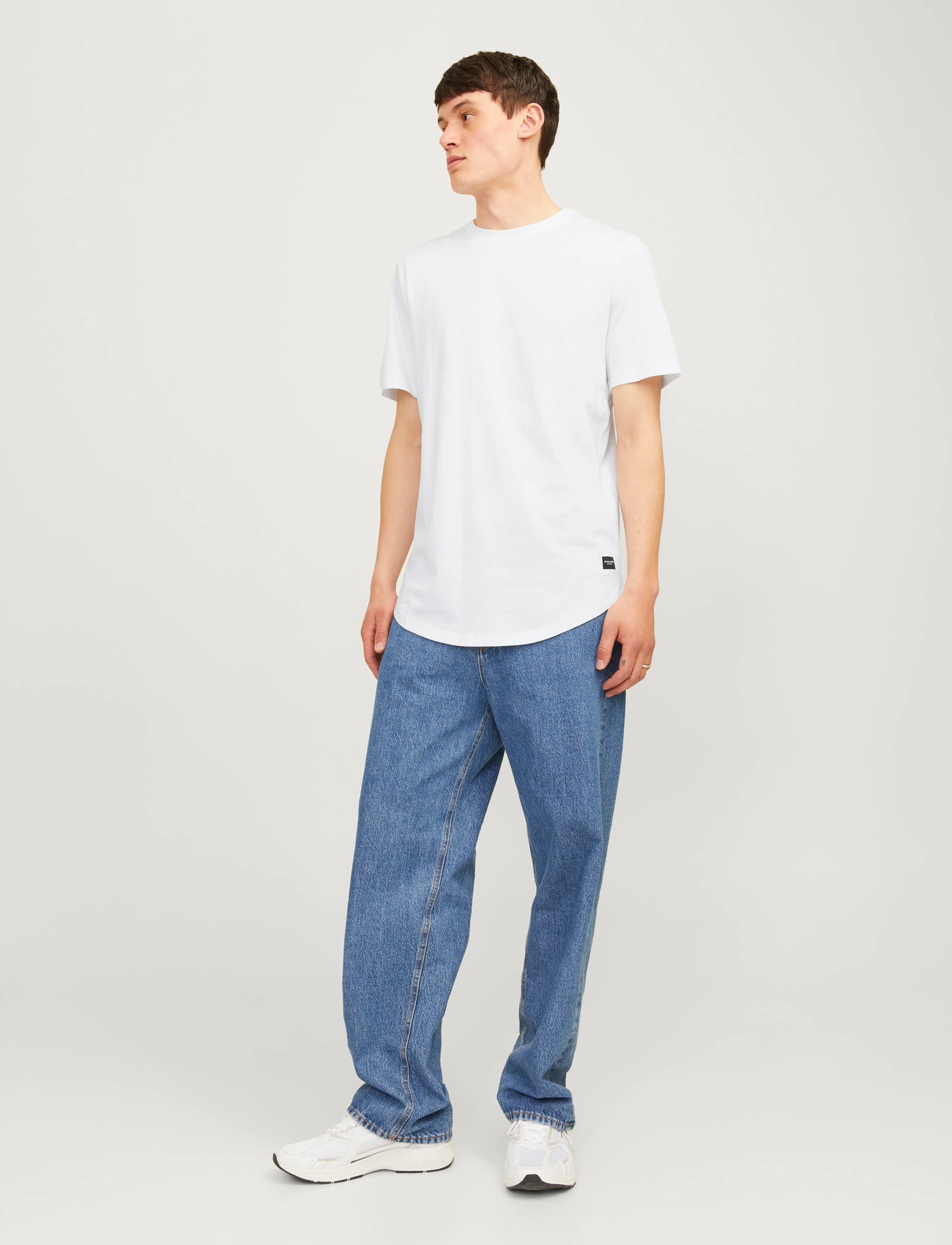 Jack & Jones JJENOA TEE SS CREW NECK NOOS - T-shirt basic - otter/beige