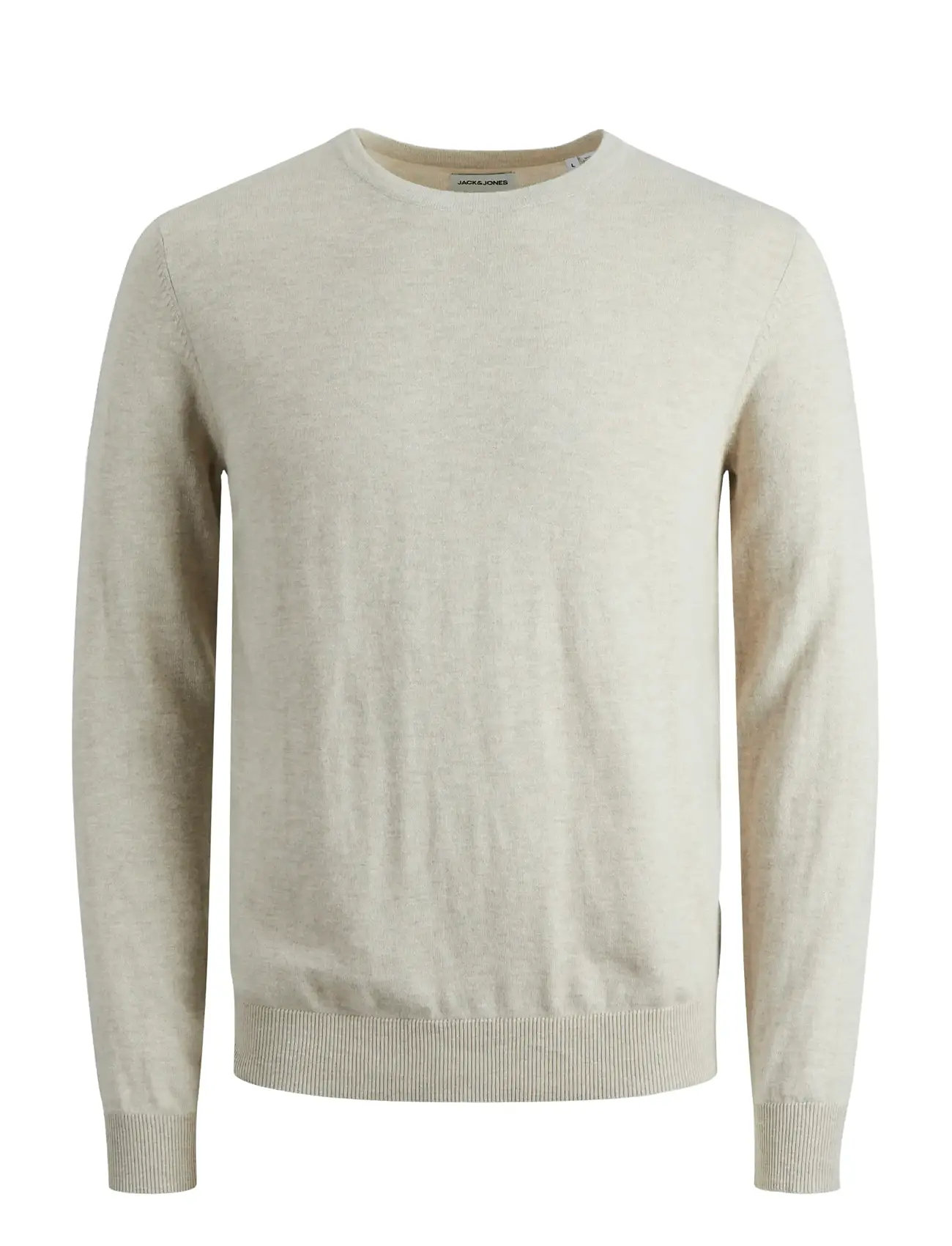 Jjeemil Knit Crew Neck Noos Grey Jack & J S