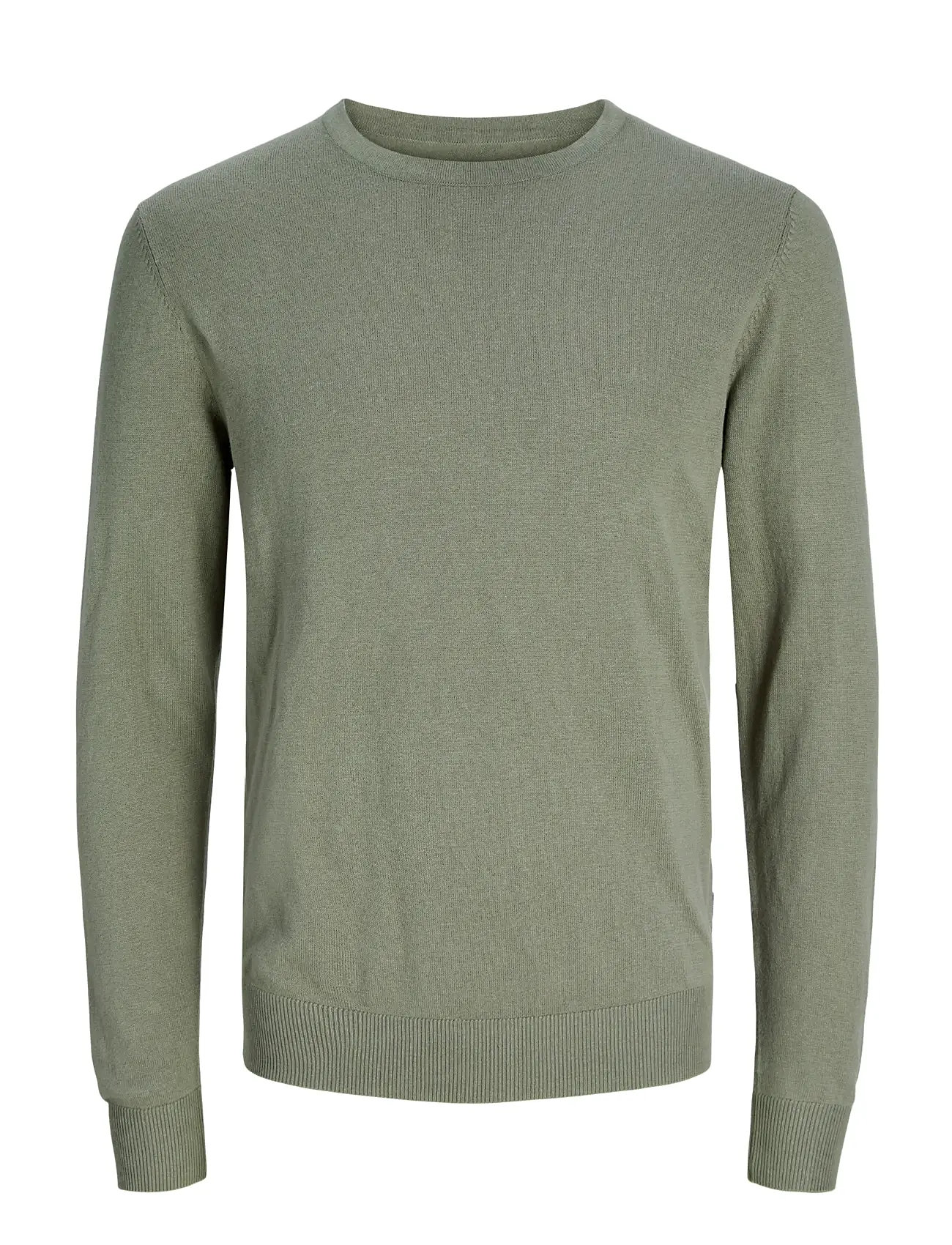 JACK & JONES Jjeemil Knit Crew Neck Noos Khaki - L - Herren