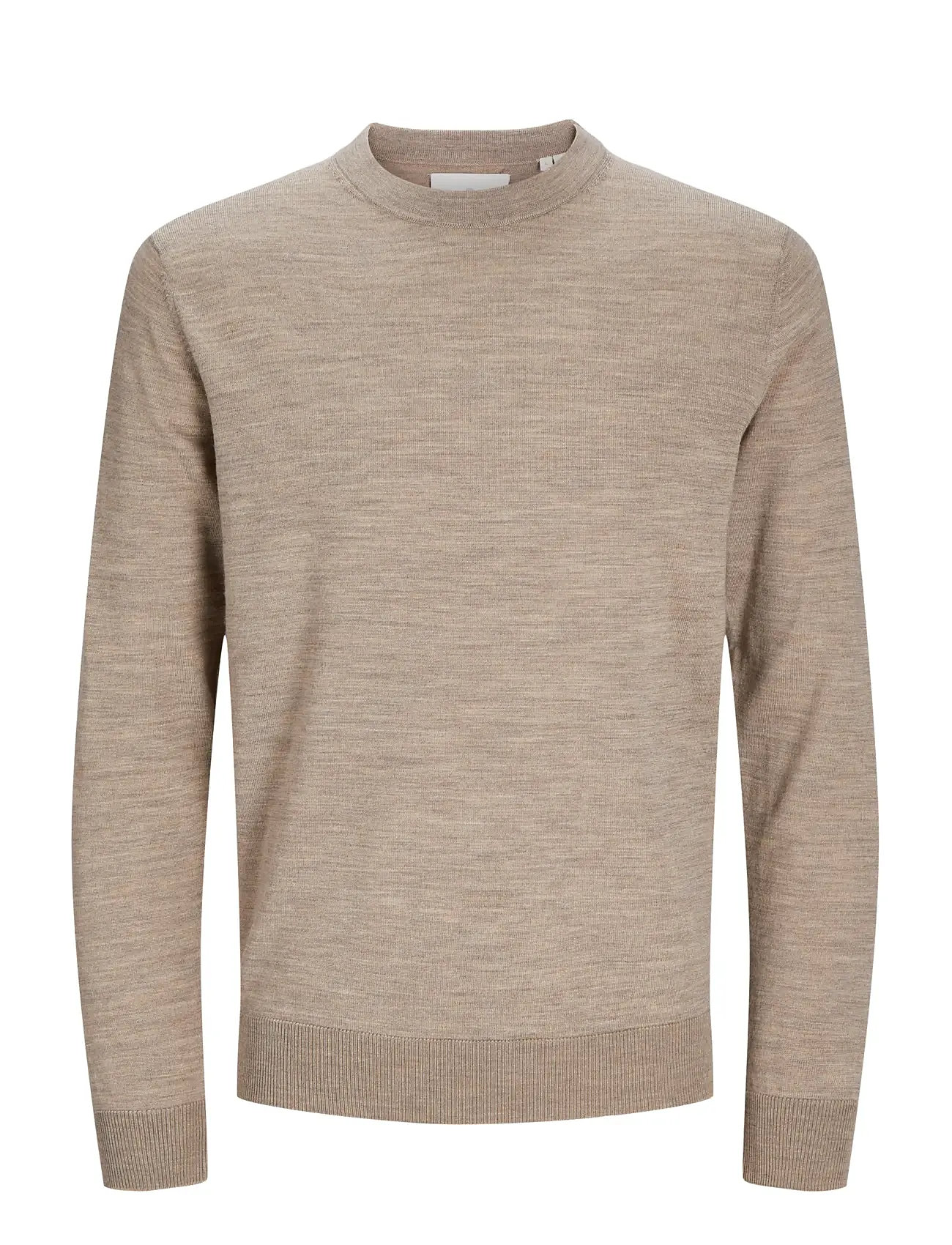 Jprblamerino Knit Crew Neck Beige Jack & J S