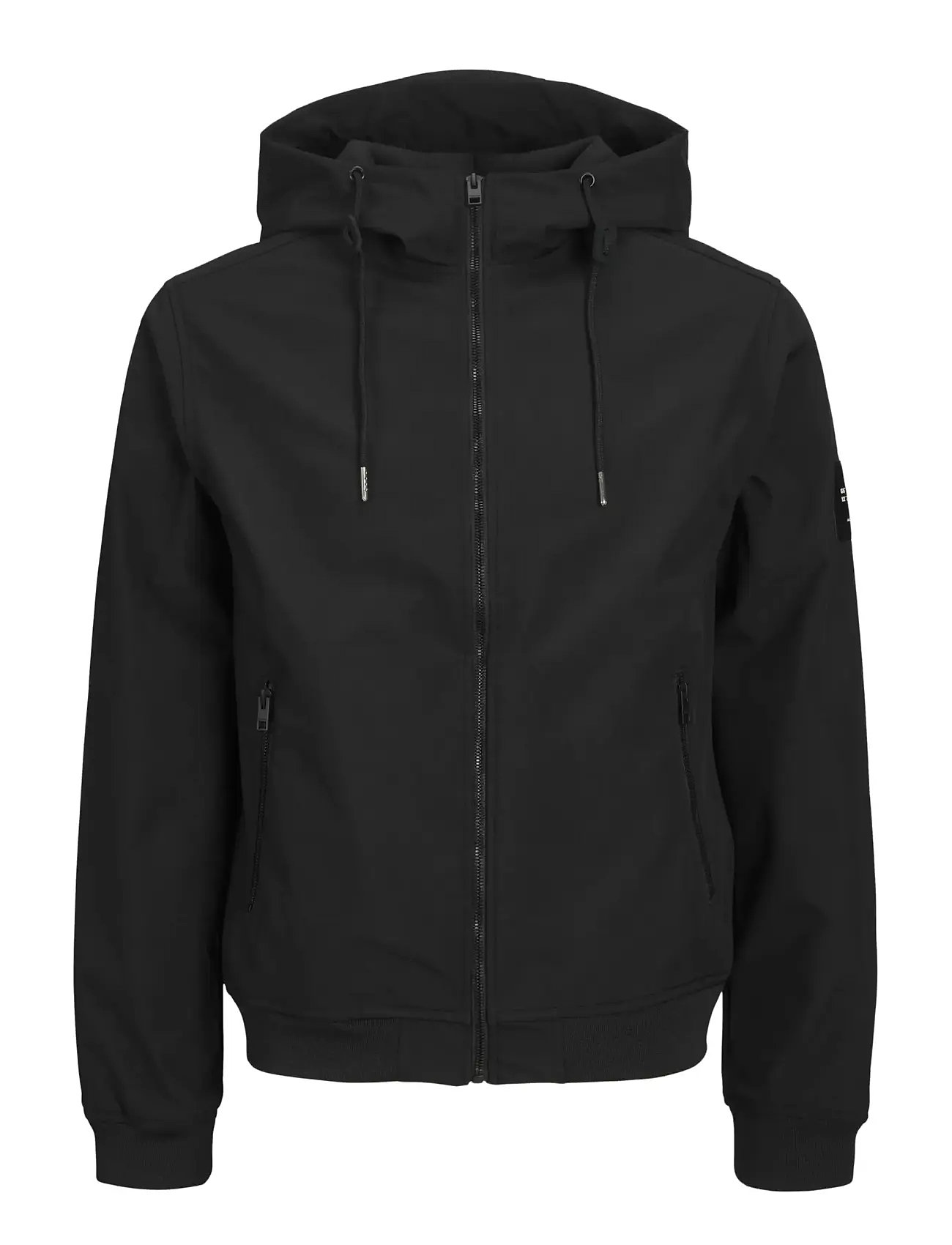 Jjebasic Softshell Hood Noos Tynn Jakke Black Jack & J S