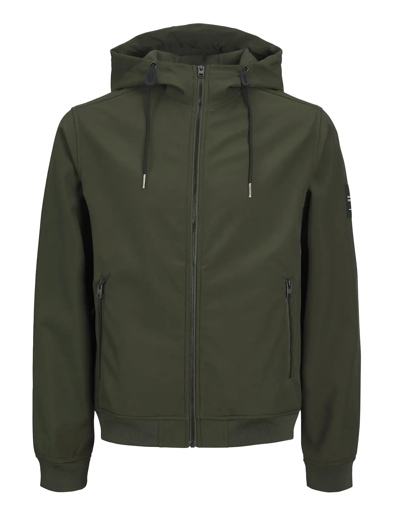 JACK & JONES Jjebasic Softshell Hood Noos Grün - L - Herren