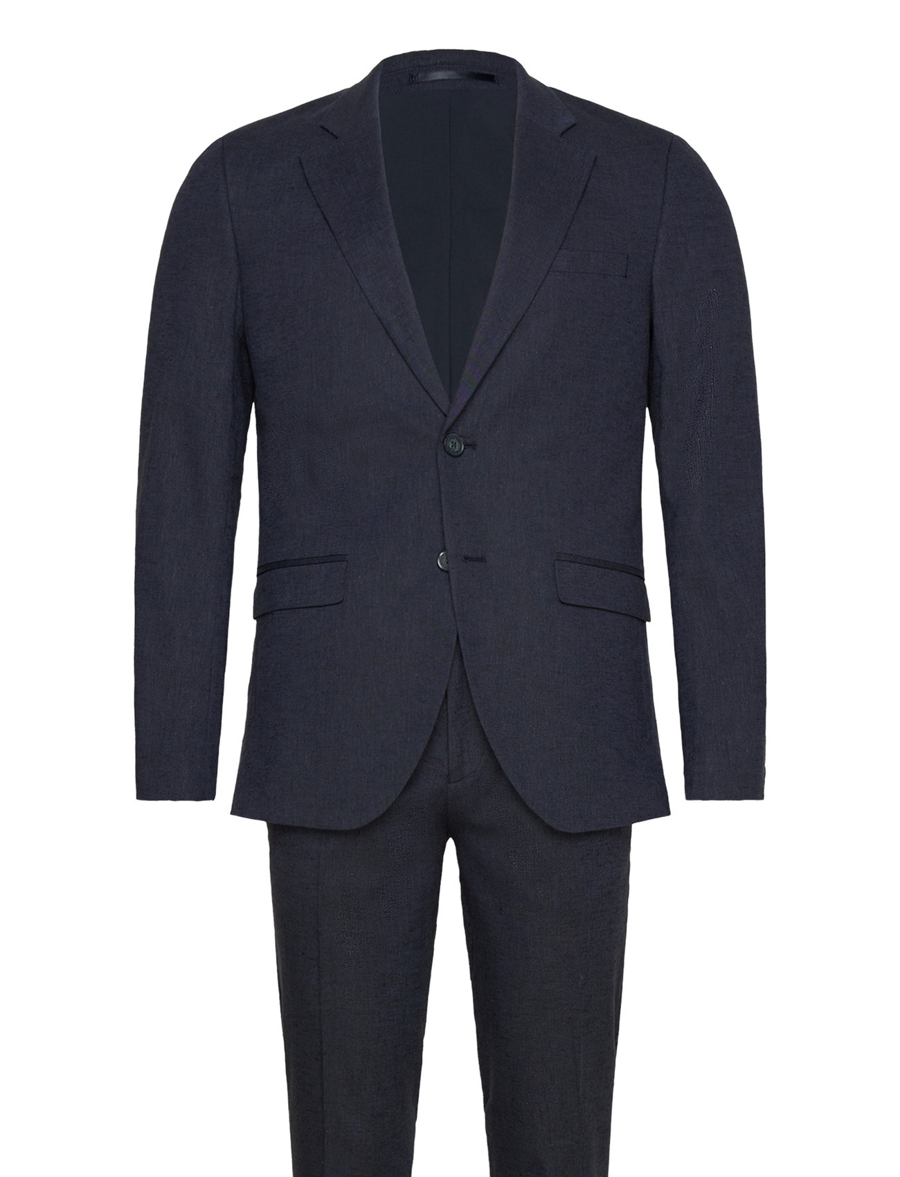 Jack & J S Jprriviera Linen Suit Slim Fit Sn Marinblå