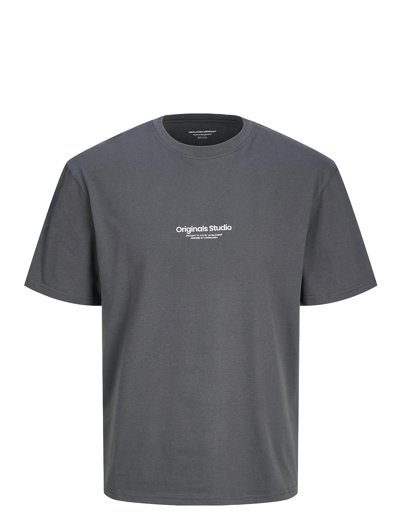 Jorvesterbro Tee Ss Crew Neck Noos Grey Jack & J S