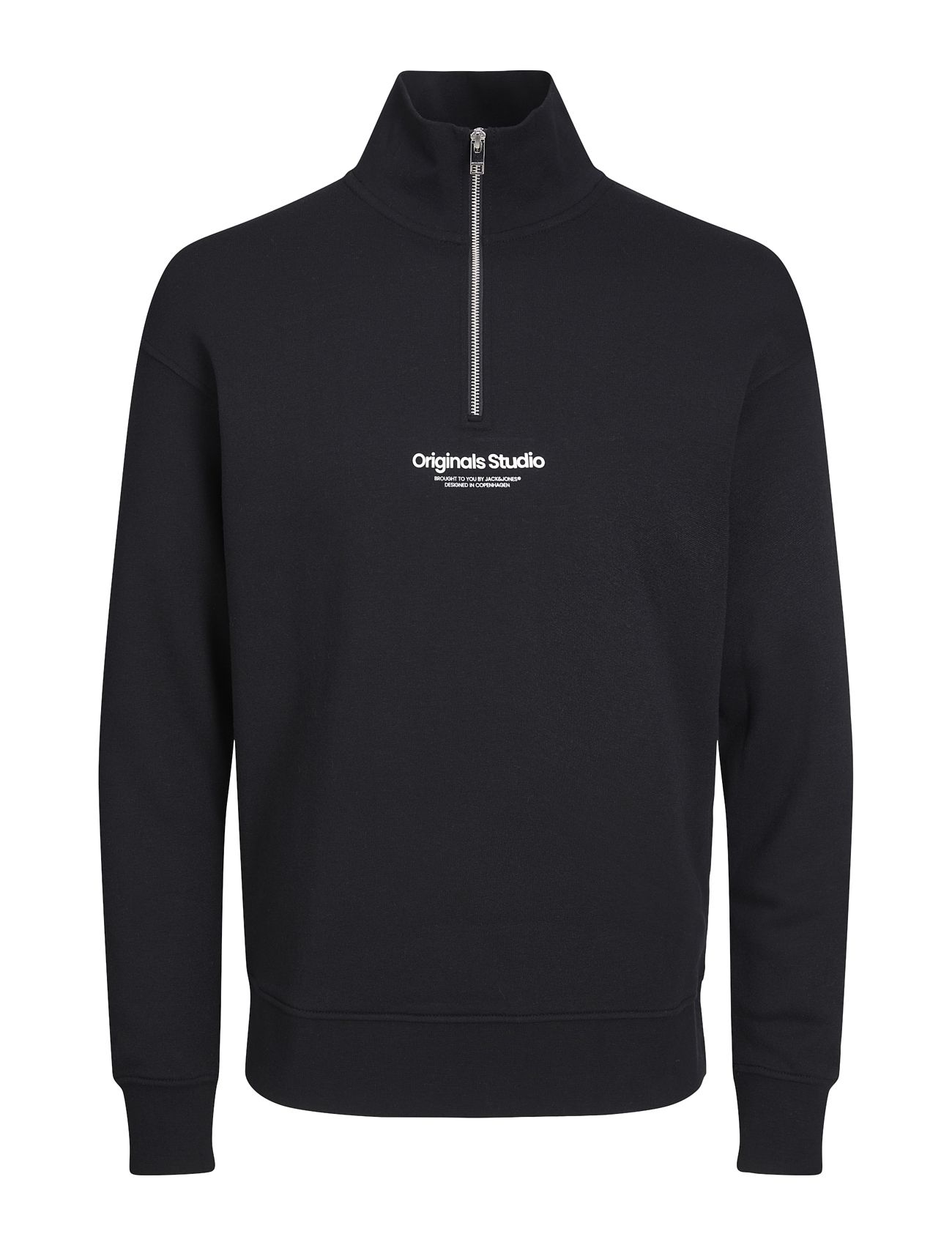 Jorvesterbro Sweat Quarter Zip Hn Noos Black Jack & J S