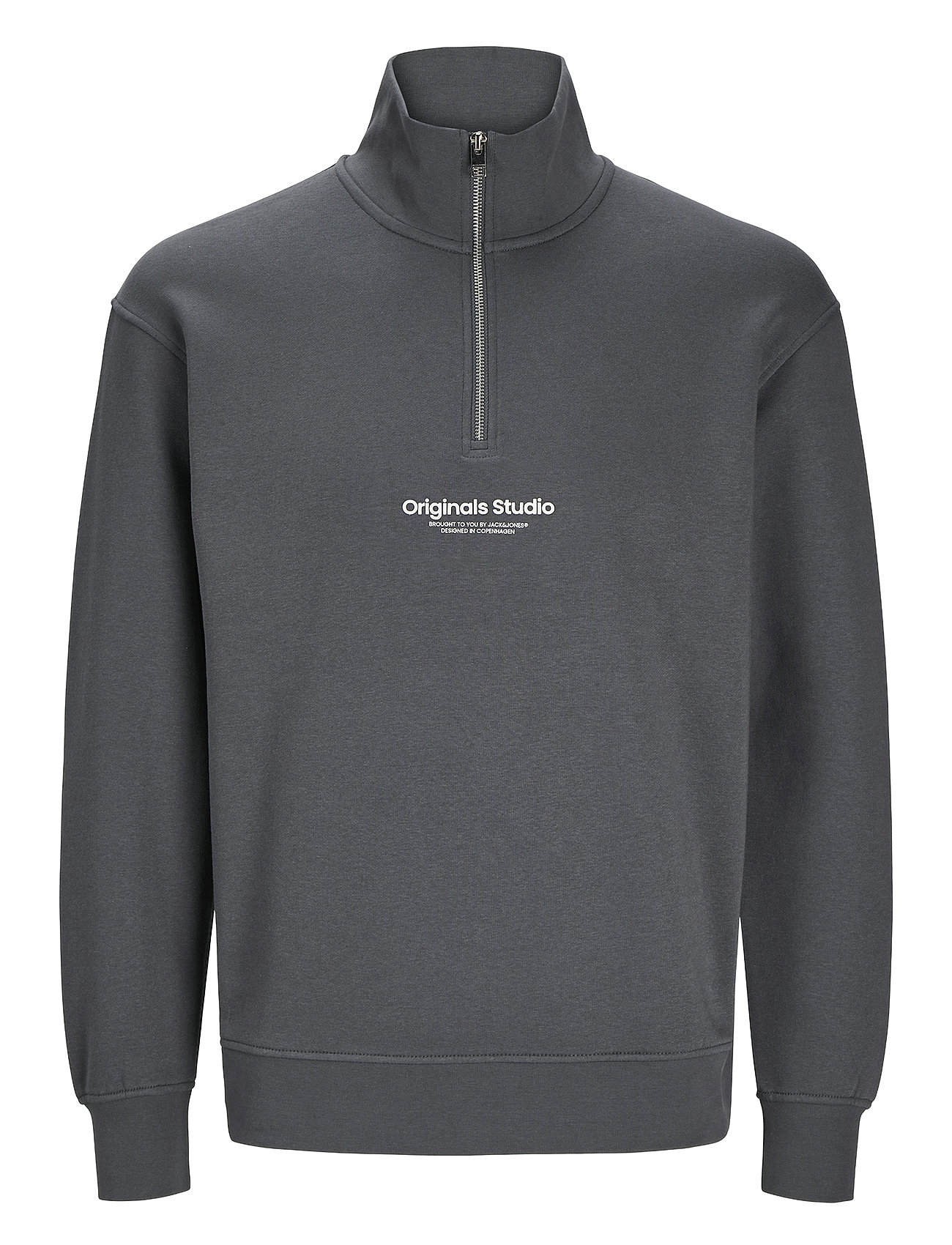 Jorvesterbro Sweat Quarter Zip Hn Noos Grey Jack & J S 125322