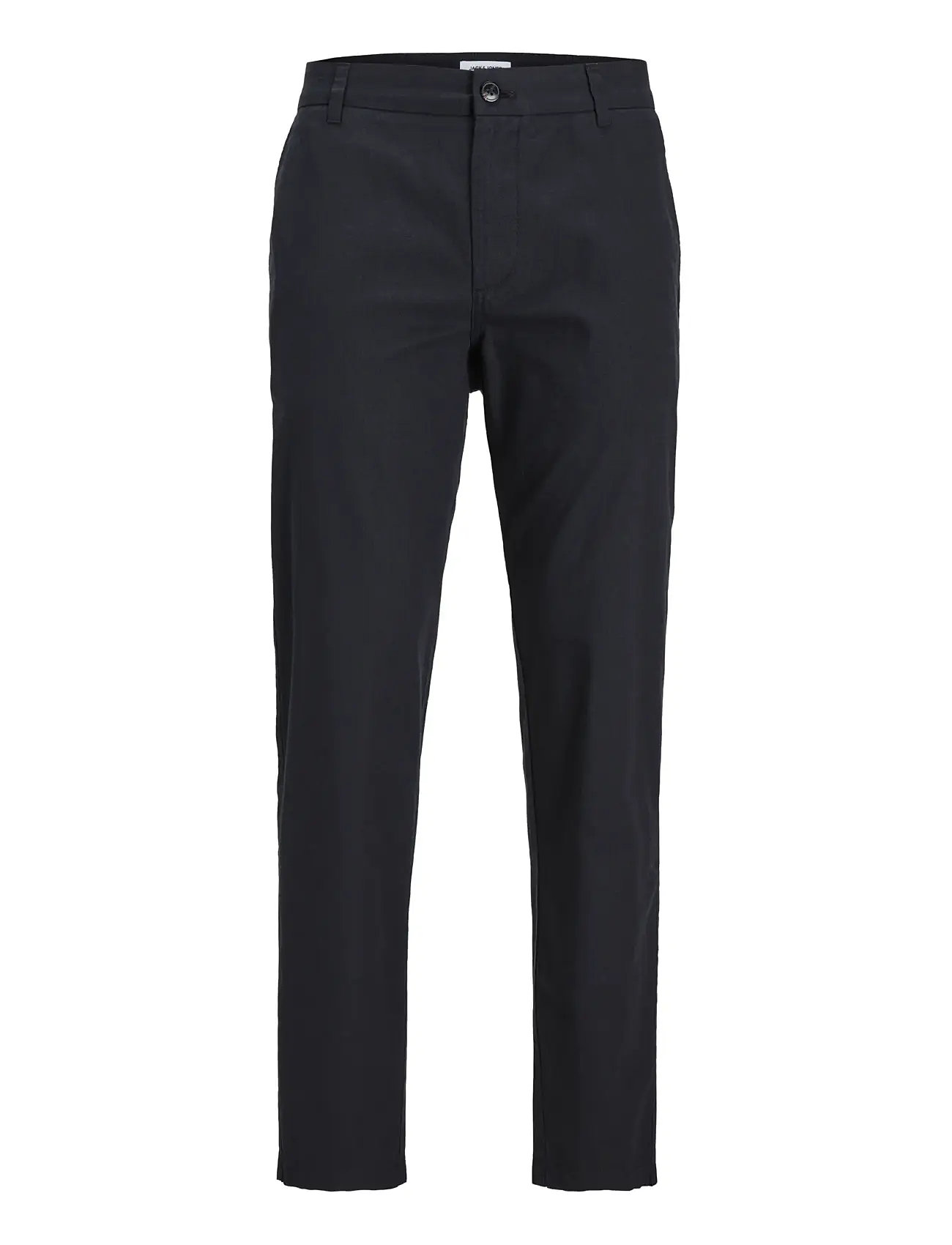 JACK & JONES Jpstace Summer Linen Blend Chino Hose Sn Schwarz - 30x30 - Herren