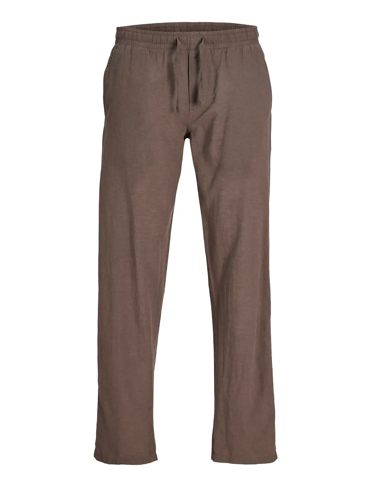 JACK & JONES Jpstkane Summer Linen Blend Jogger Sn Braun - S - Herren