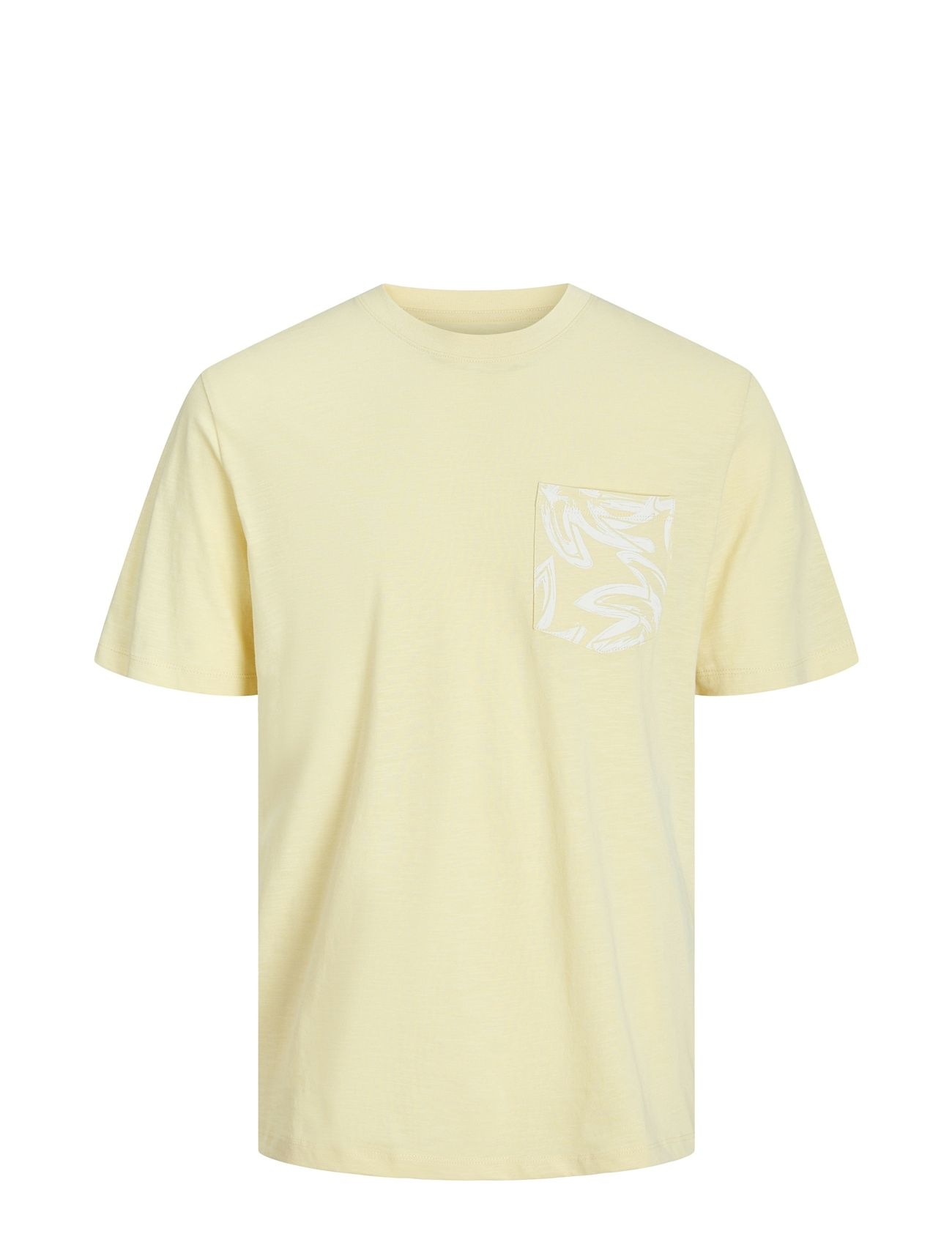 Jorlafayette Pocket Tee Ss Crew Neck Ln Yellow Jack & J S