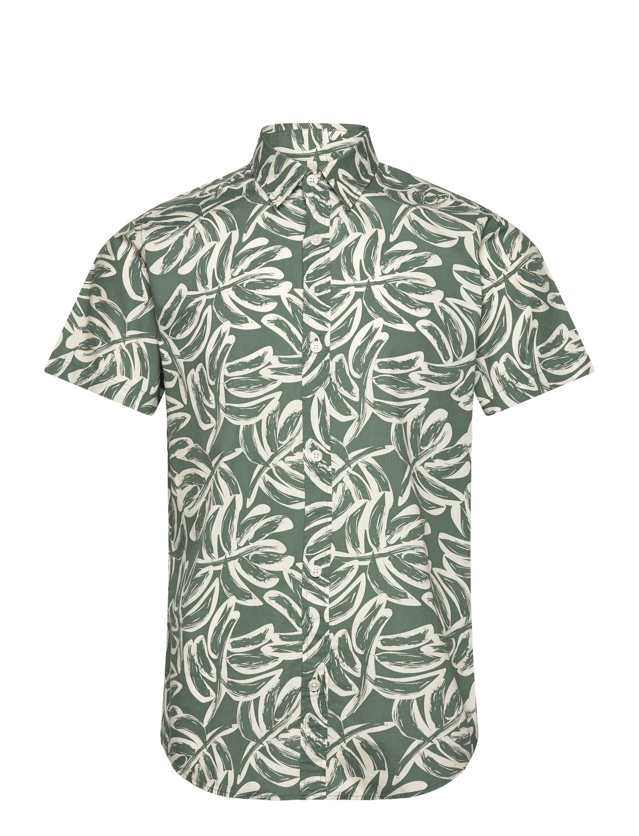 Jorlafayette Aop Shirt Ss Ln Green Jack & J S