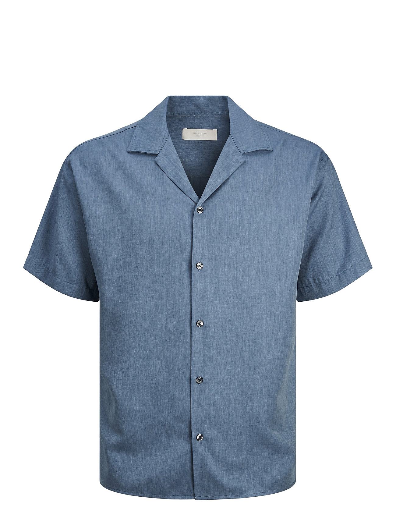 Jprccaaron Tencel Resort Shirt S/S Ln Blue Jack & J S 141603