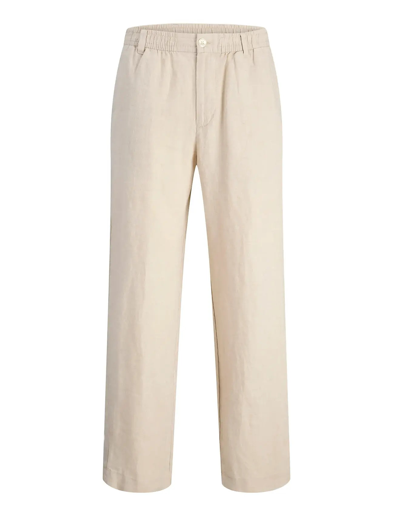 JACK & JONES Jpstkarl Lawrence Linen Chino Sn Beige - M - Herren
