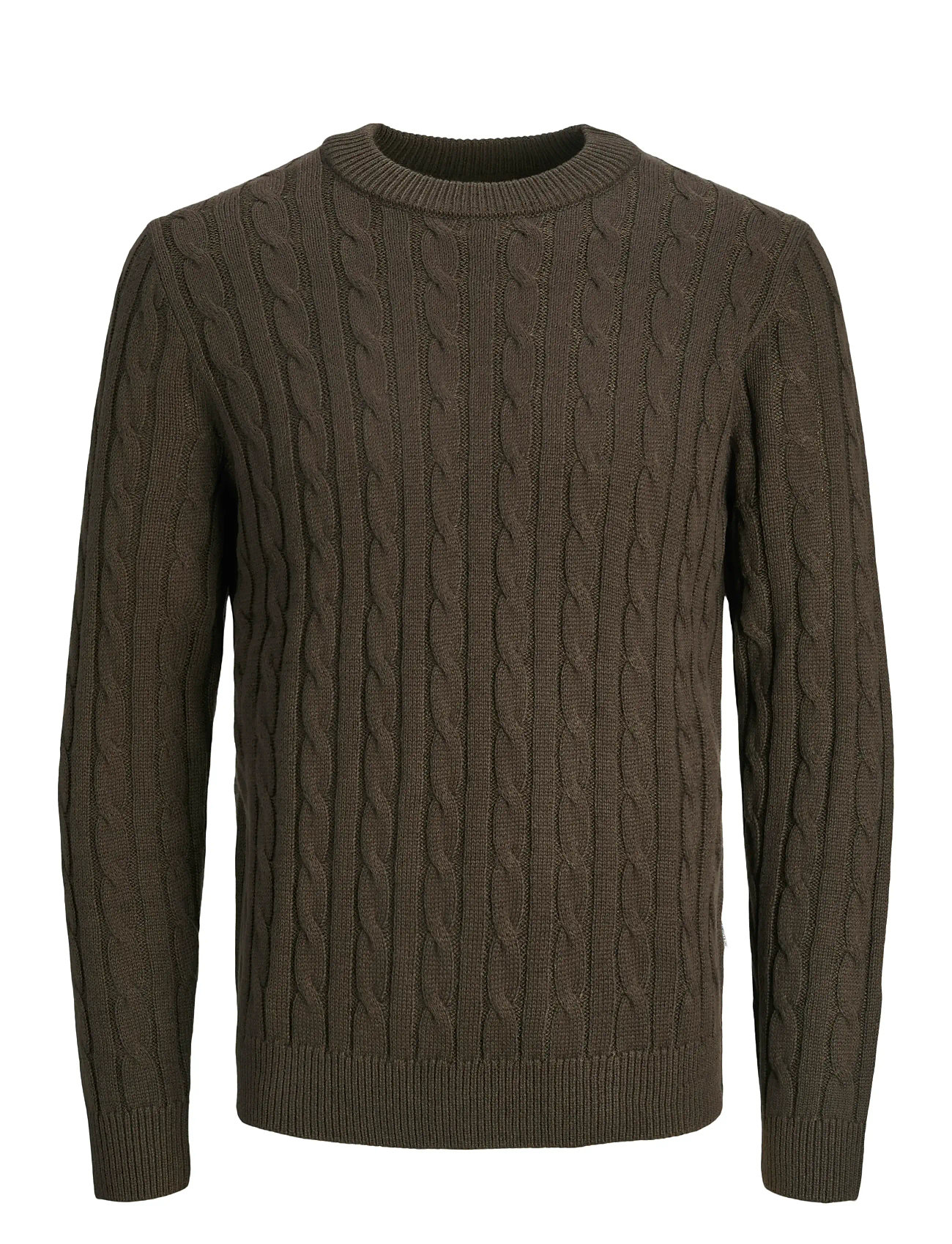 Jjeross Knit Crew Neck Sn Khaki Jack & J S