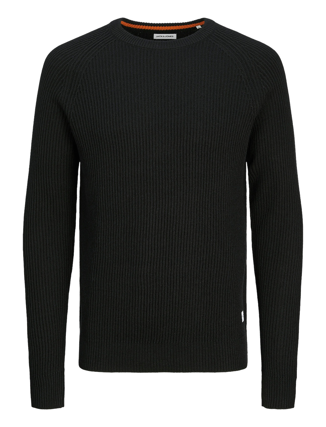 Jjpannel Knit Crew Neck Aw24 Black Jack & J S