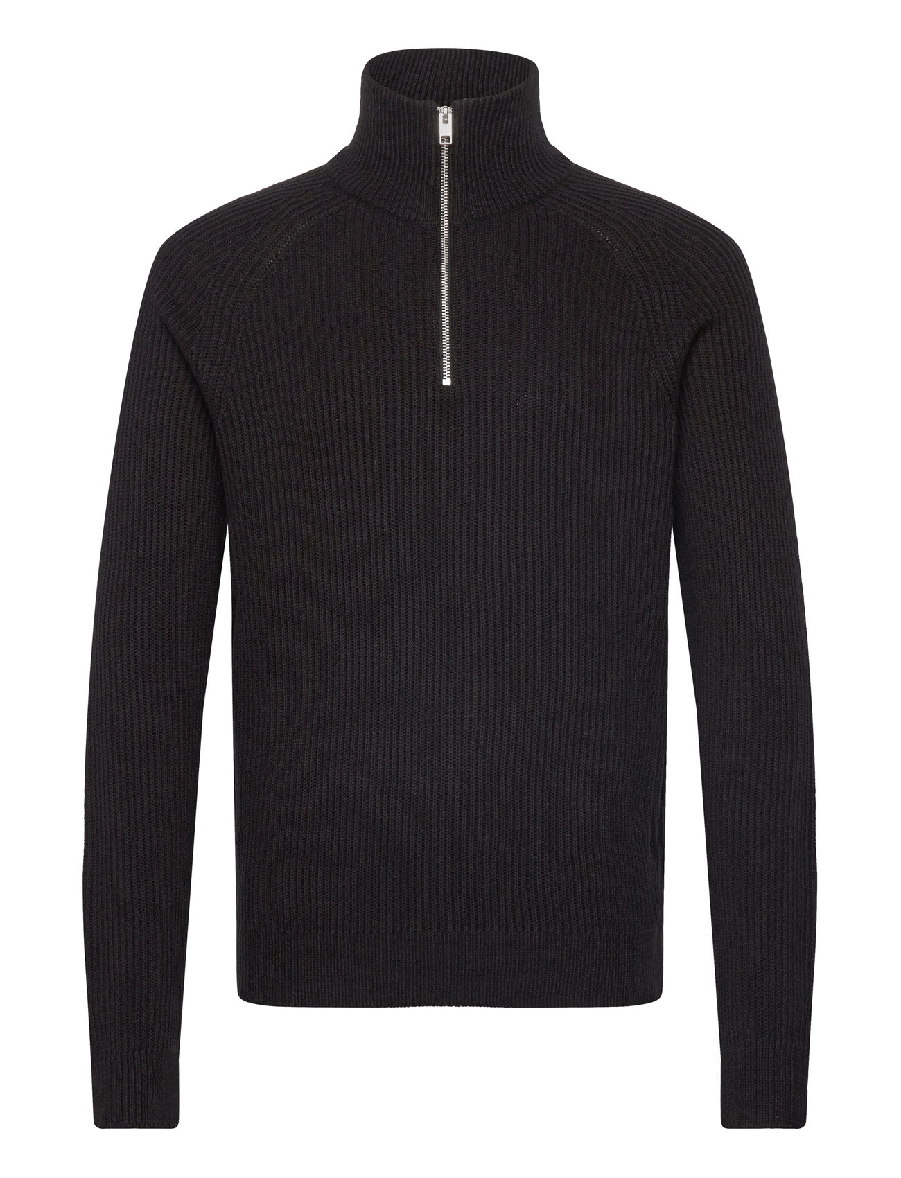 Jack & J S Jjpannel Knit Half Zip Aw24 Svart