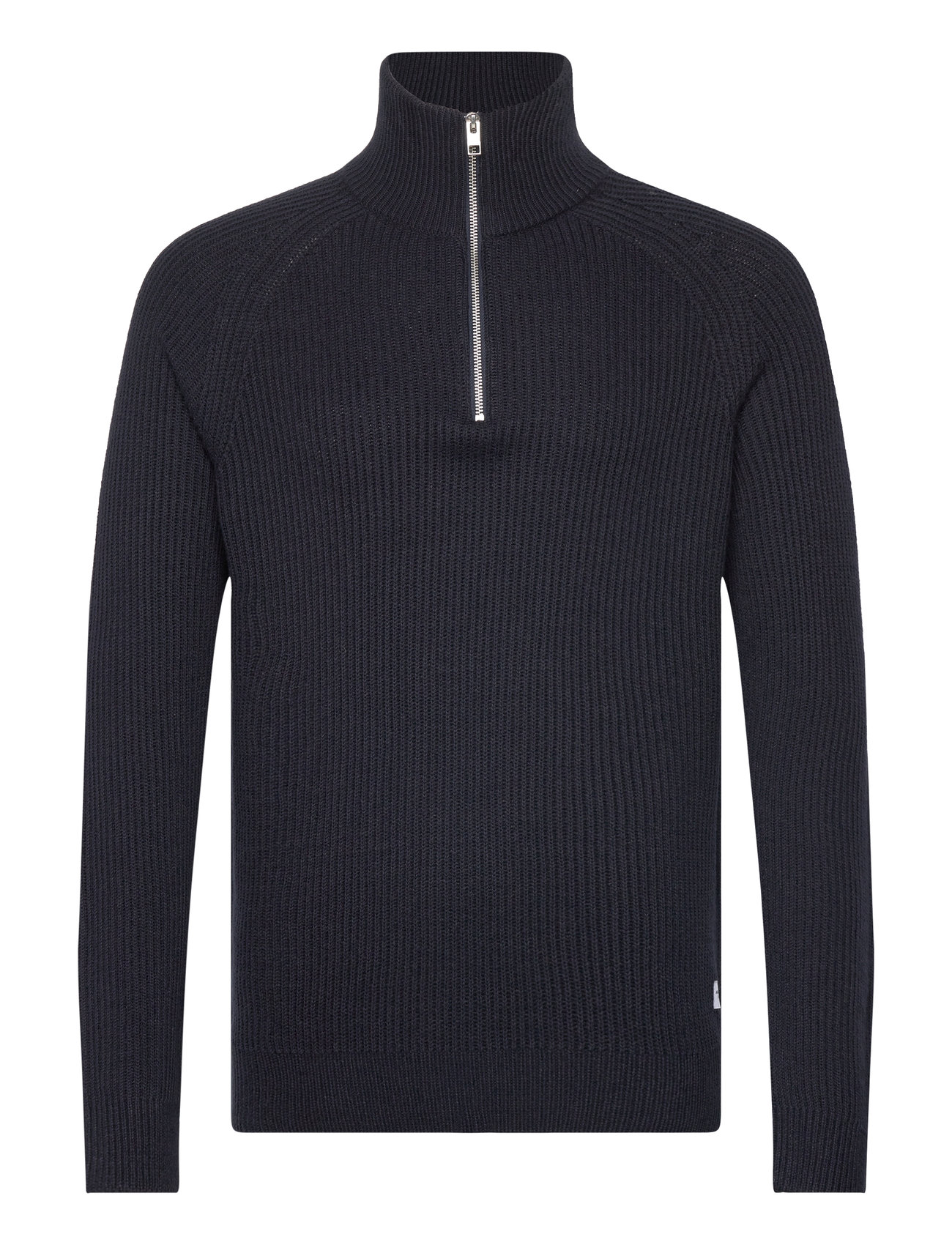 Jack & J S Jjpannel Knit Half Zip Aw24 Marinblå