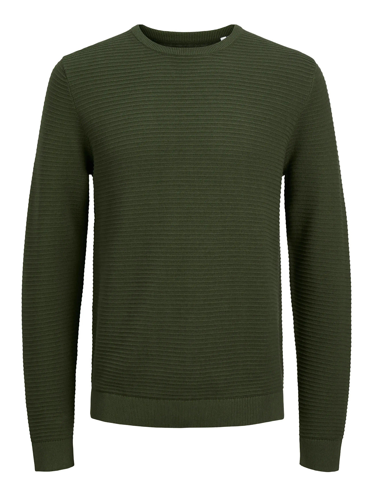 Jjotto Knit Crew Neck Ln Green Jack & J S