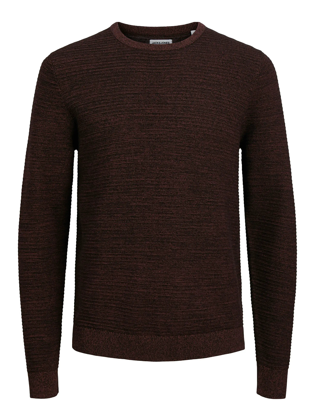 Jjotto Knit Crew Neck Ln Burgundy Jack & J S