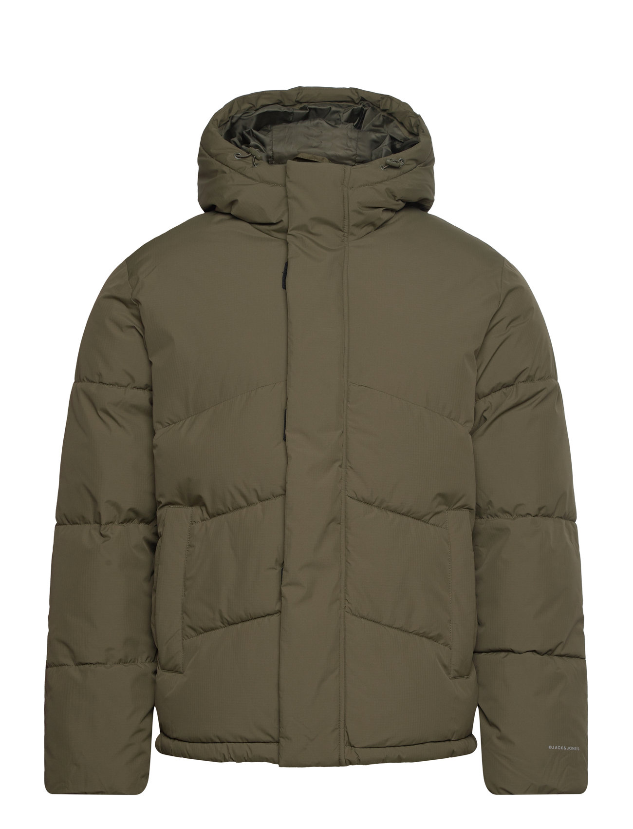Jjworld Puffer Jacket Fôret Jakke Khaki Green Jack & J S