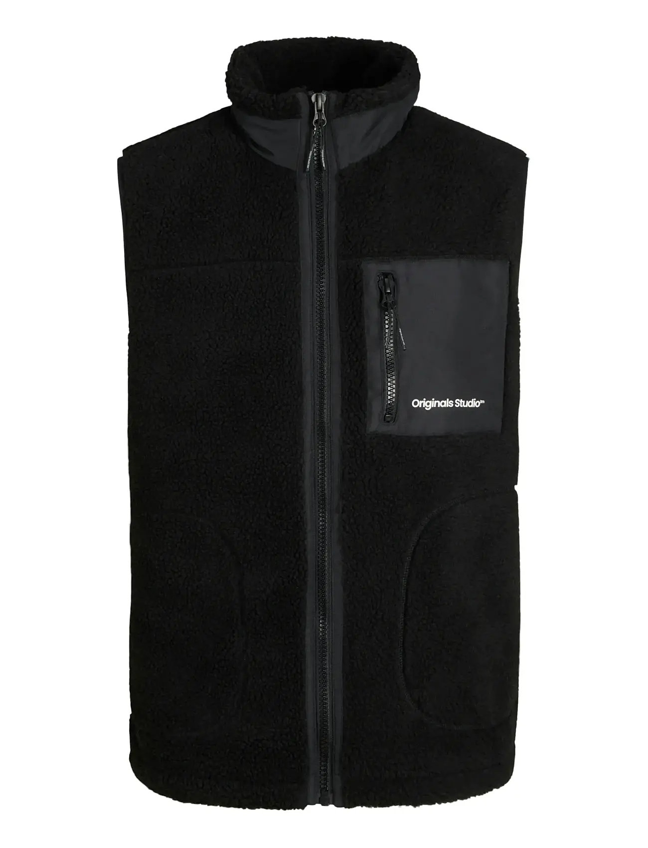 JACK & JONES Jorvesterbro Teddy Bodywarmer Aw24 Noos Schwarz - S - Herren