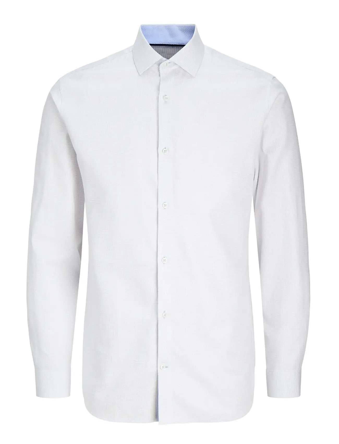 JACK & JONES Jprblaparker Detail L/S Shirt Noos Weiß - S - Herren