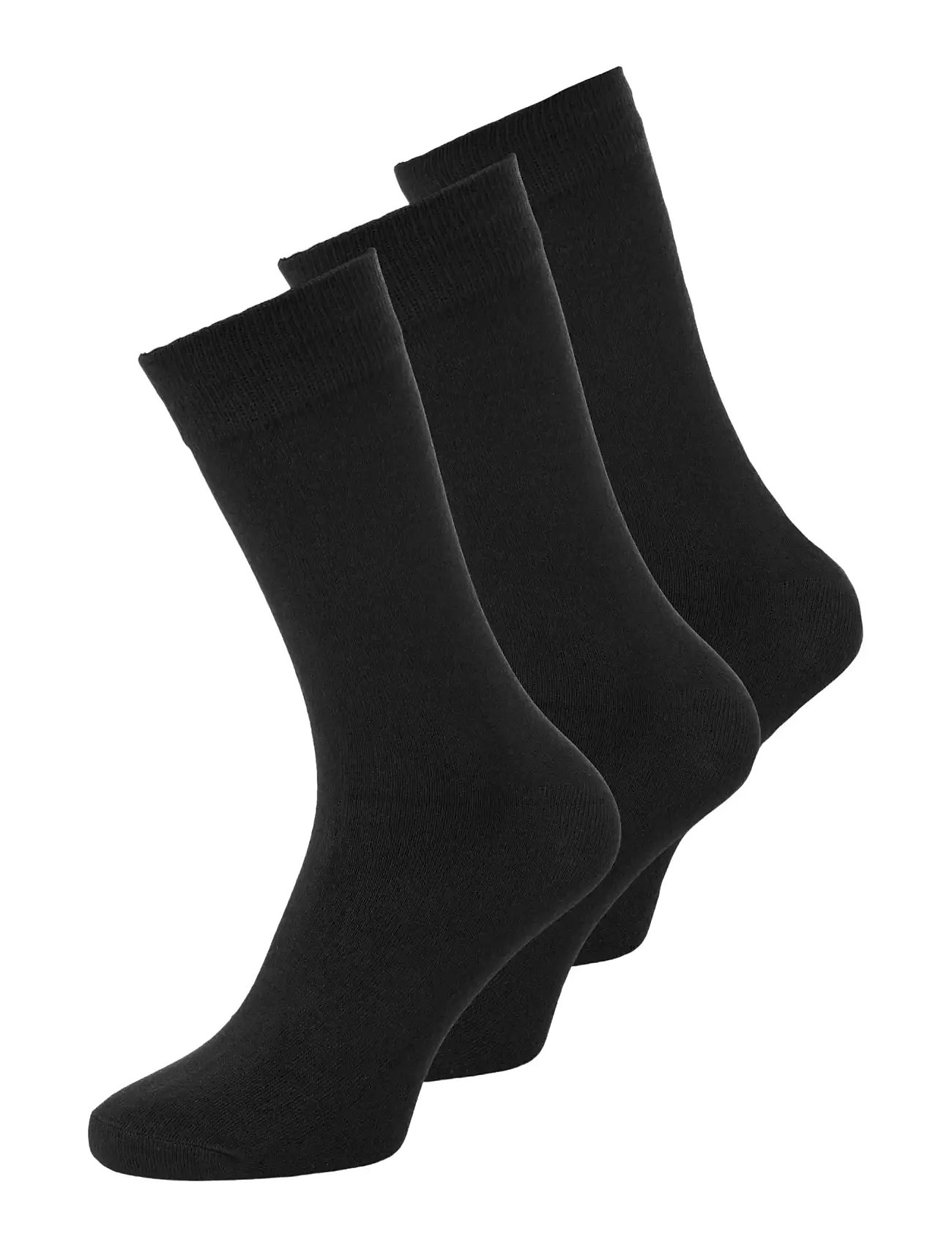 Jack & Jones Jacbasic Bamboo Sock 3 Pack Noos, One Size, Black, Sokker > Almindelige Sokker, Herre