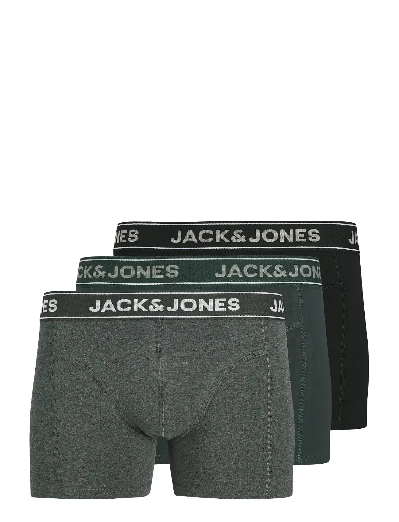 JACK & JONES Jacblack Friday Trunks 3 Pack Grau - XXL - Herren