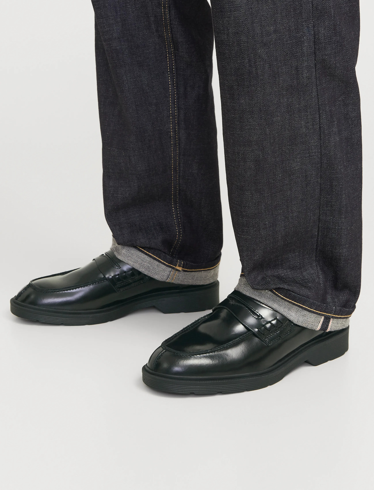 Jack & Jones Jfwdax Leather Loafer Styd Noos (JJ12268369