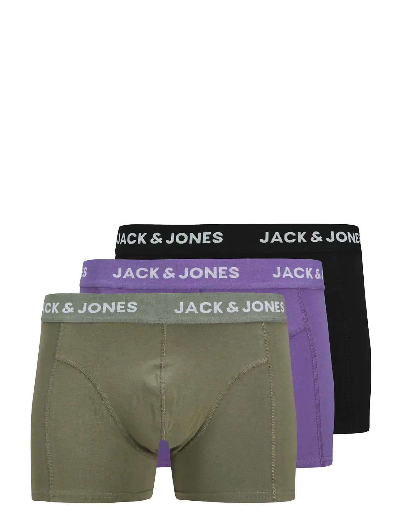 JACK & JONES Jacrob Solid Trunks 3 Pack Sn Khaki - M - Herren
