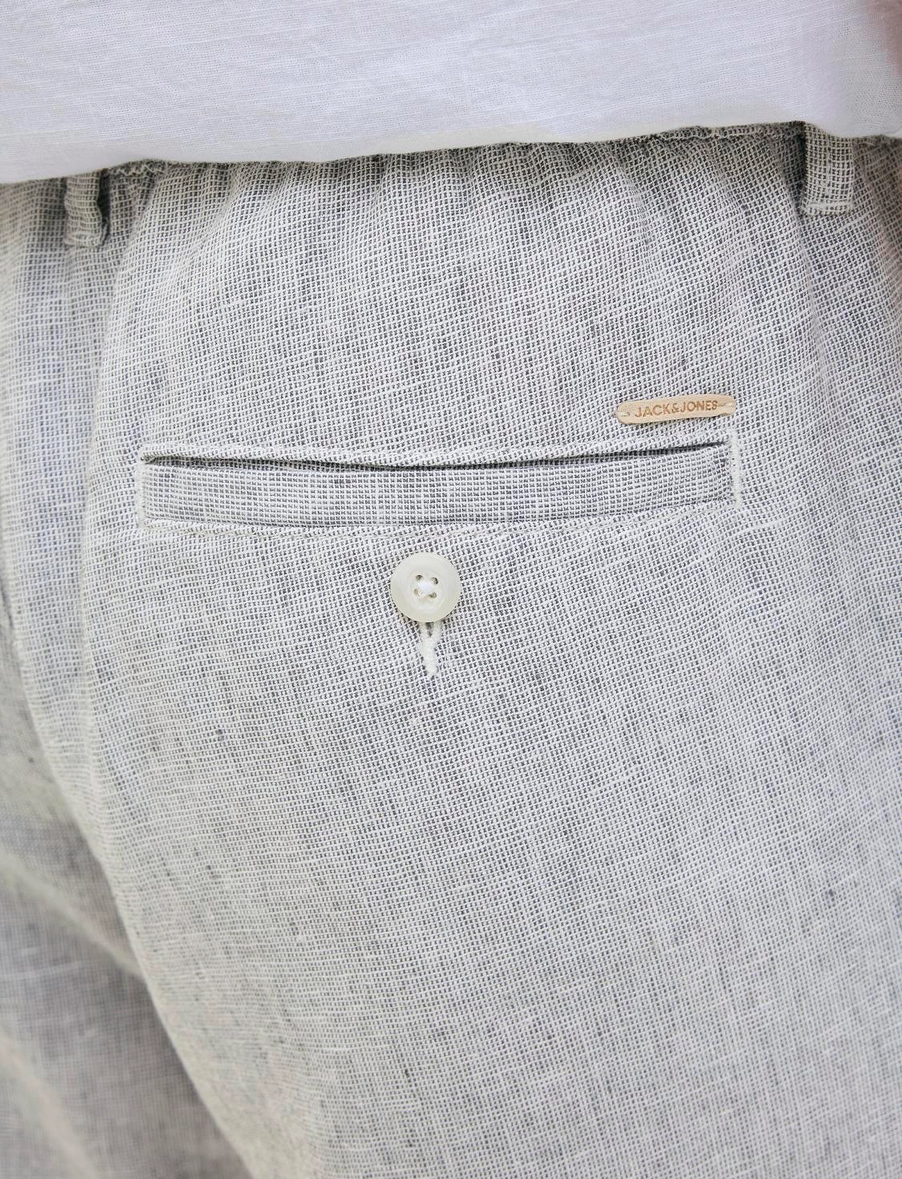 Jack & Jones Jpstace Mykonos Linen Blend Shorts Reg, L, Blue, Shorts > Linen Shorts, Herre