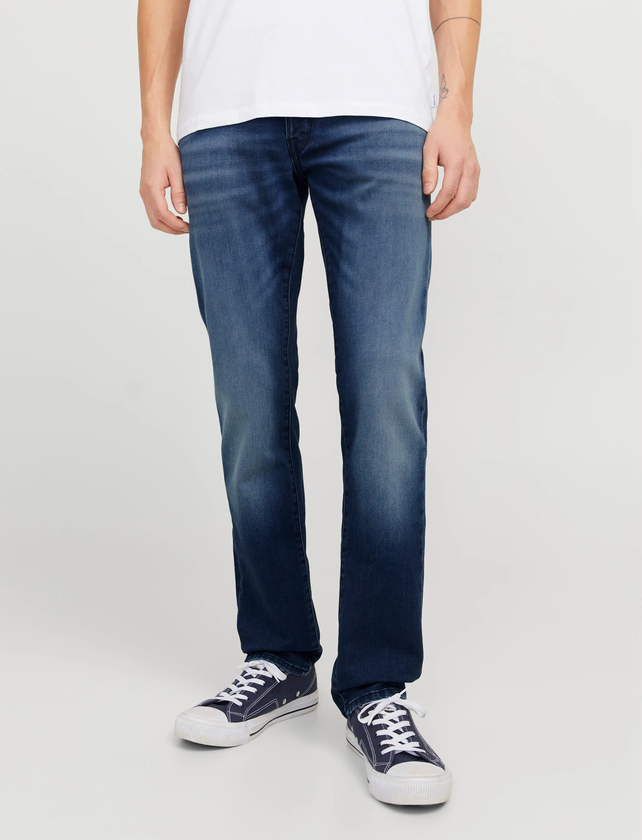 Jack & Jones Jjimike Jjfox I.k. Ge 424 Noos, 32 x 32, Blue, Jeans > Almindelige, Herre