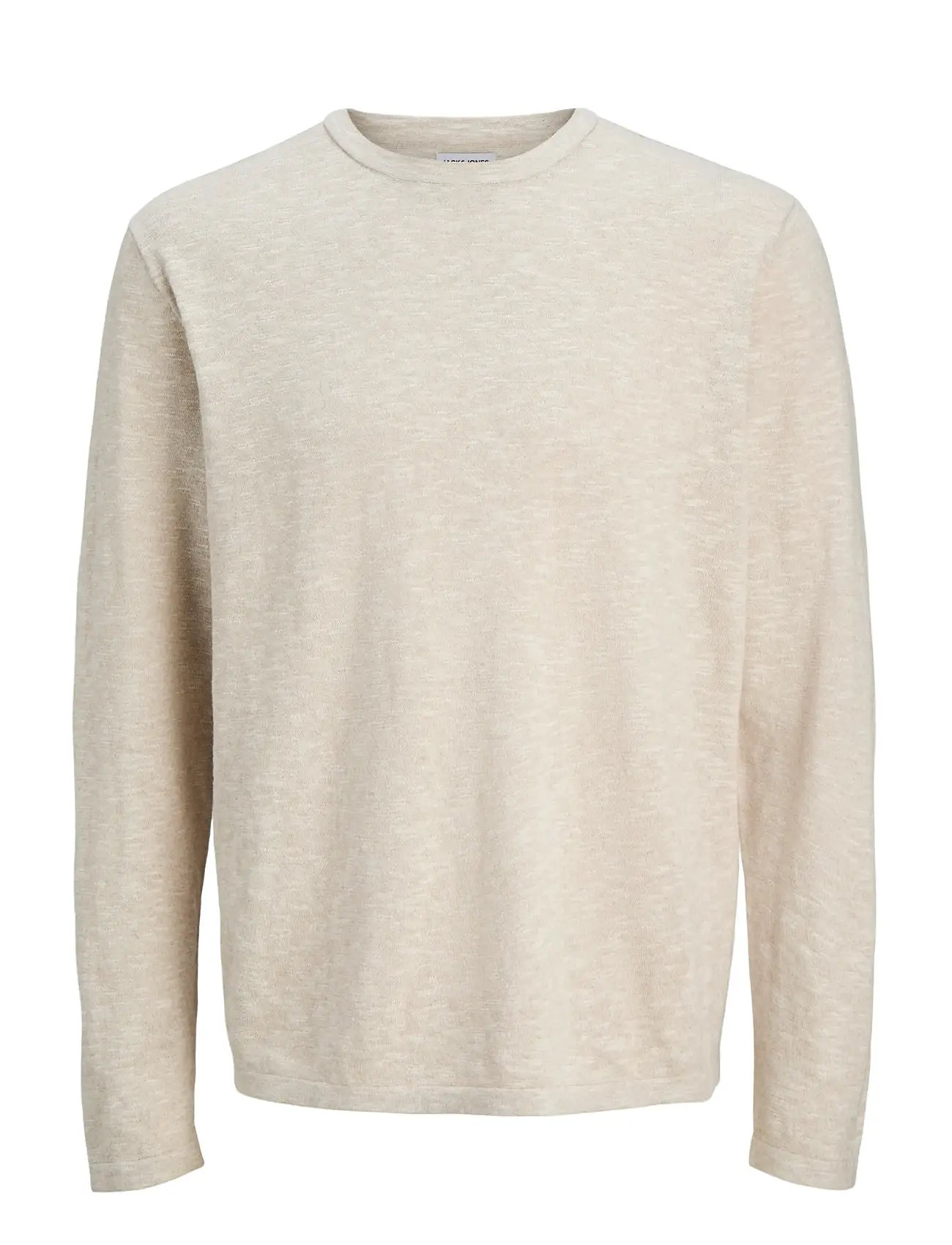 JACK & JONES Jjesummer Knit Crew Neck Sn Cream - S - Herren