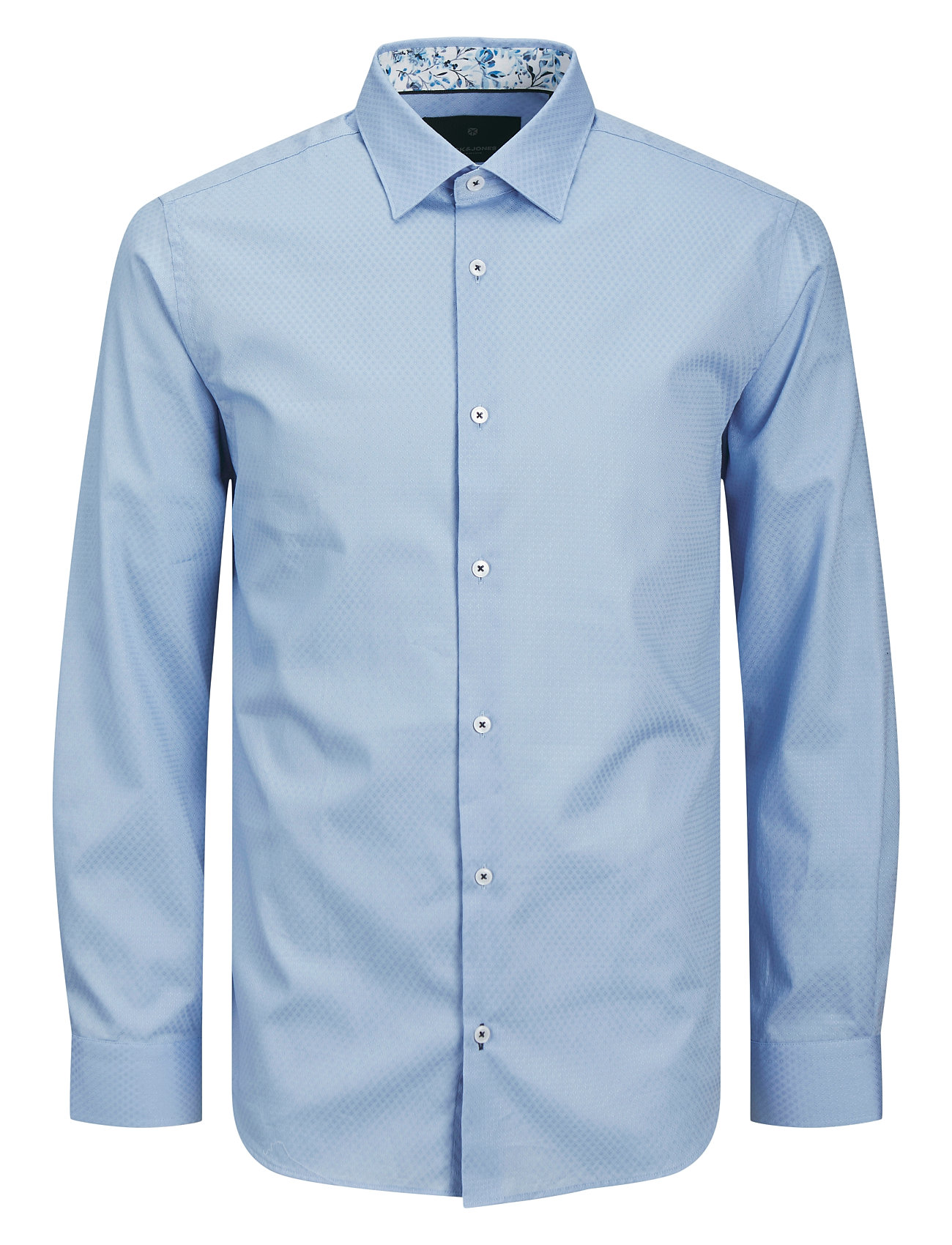 Jprblabarnes Detail Dobby L/S Shirt Sn Blue Jack & J S