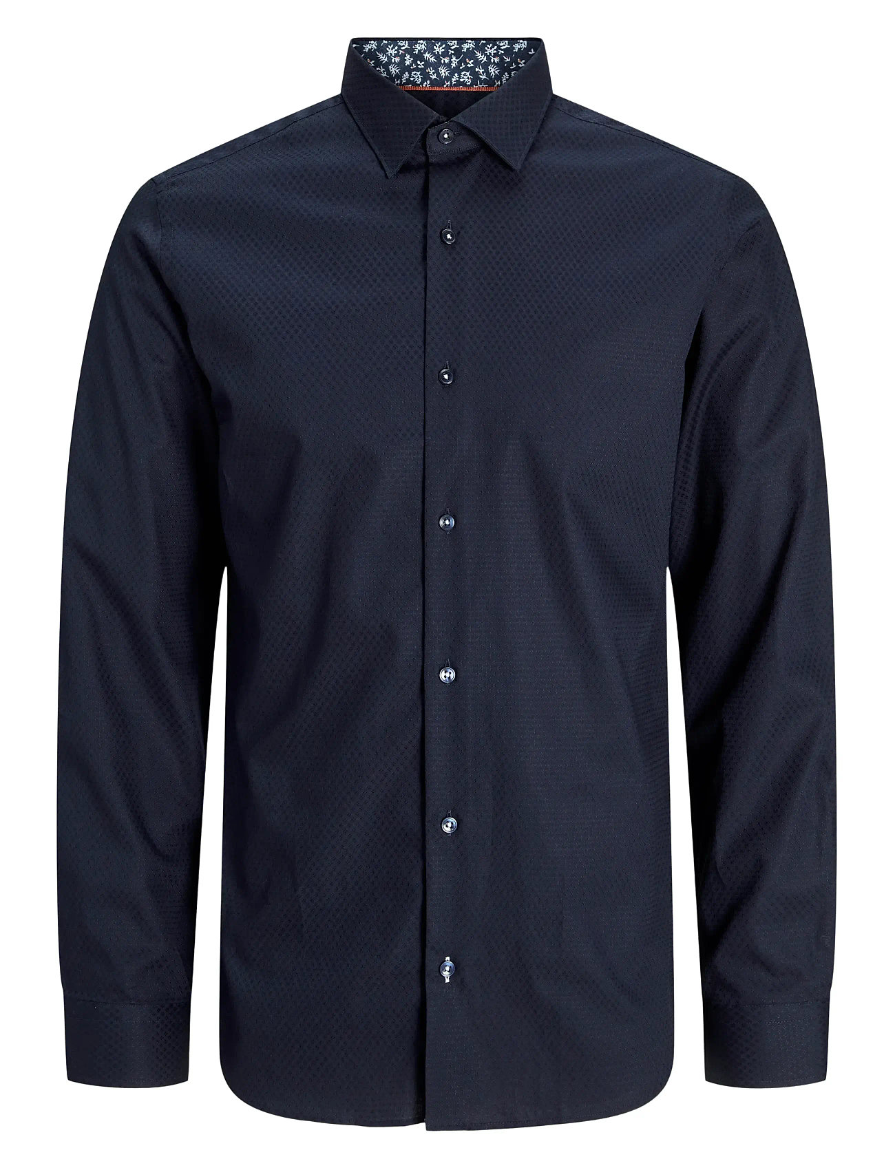 Jprblabarnes Detail Dobby L/S Shirt Sn Navy Jack & J S