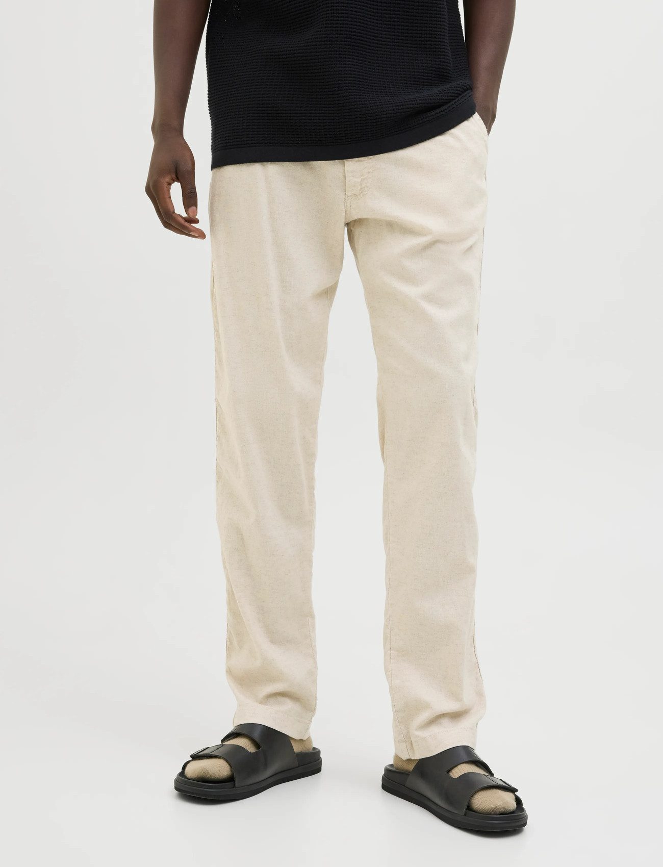Jack & Jones Jpstkane Hybrid Bondi Jogger Sn, M, Cream, Bukser > Chinos, Herre