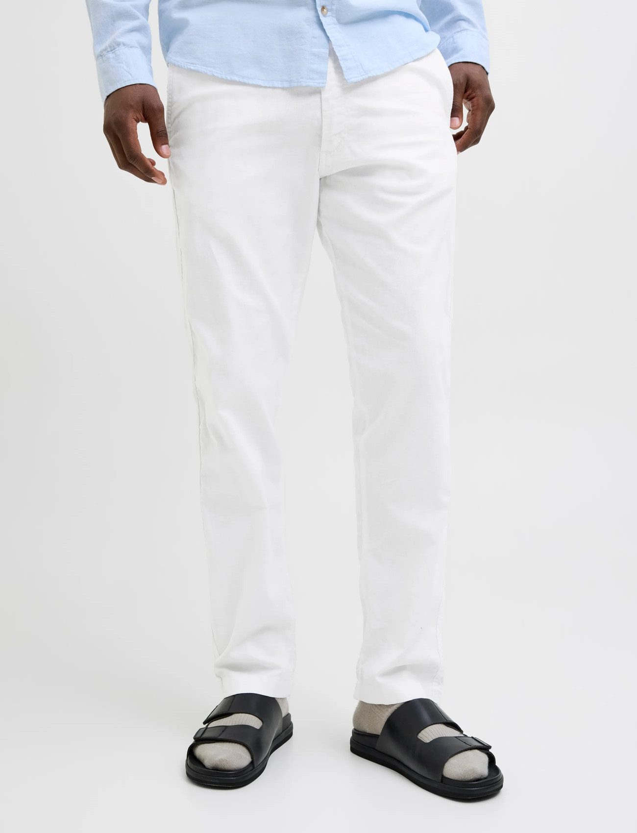 Jack & Jones Jpstkane Hybrid Bondi Jogger Sn, S, White, Bukser > Chinos, Herre
