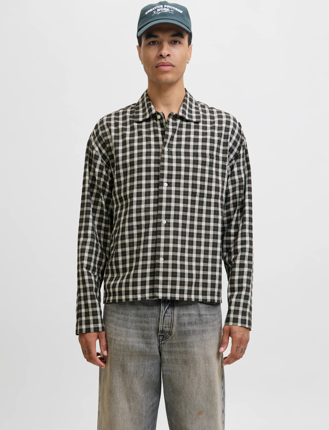 Jack & Jones Joraustin Clean Check Shirt Ls Sn, XXL, Multi/patterned, Shirts > Checkered Shirt, Herre