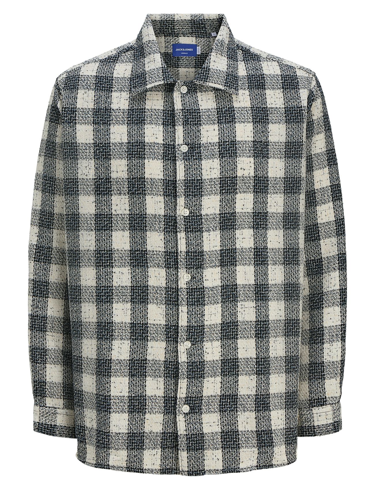 Jorwinter Boucle Shirt Ls Styd Aw24 Black Jack & J S