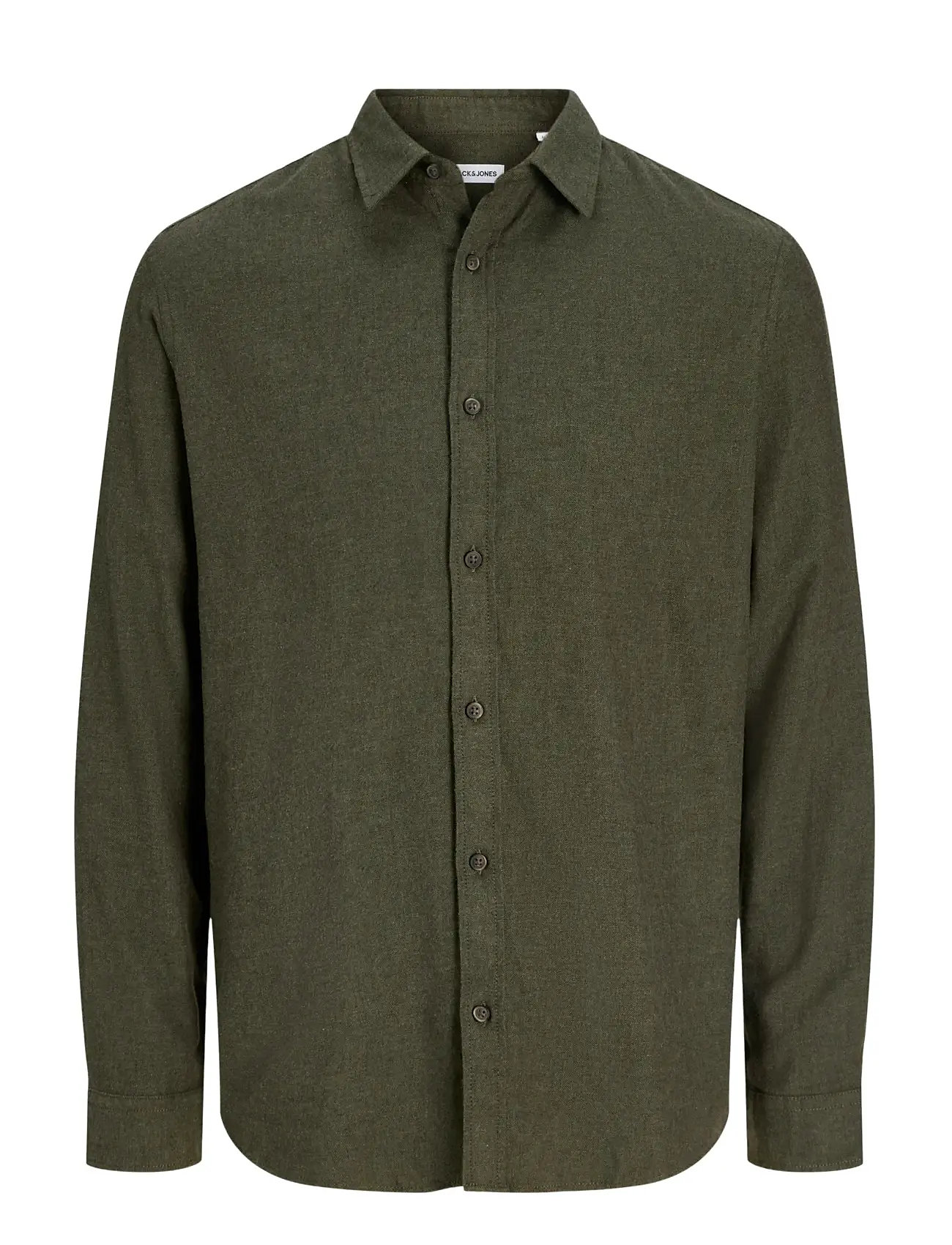 JACK & JONES Jjeclassic Melange Shirt L/S Sn Pls Men's Jjeclassic